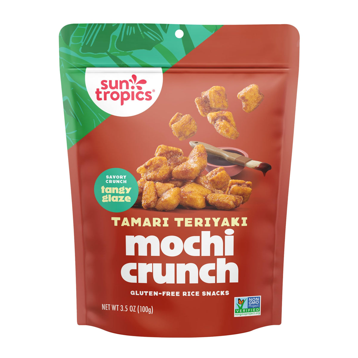 Sun Tropics Mochi Snack Bites Variety Pack – Crunchy, Gluten Free & Dairy Free (3.5 oz, 6-pack)