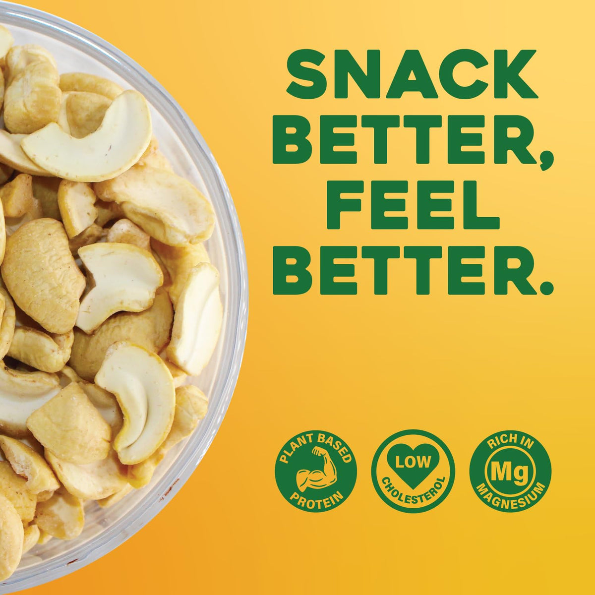 Sunbest Natural Raw Cashews Halves & Pieces – 5 lb Bulk, Unsalted & Unroasted