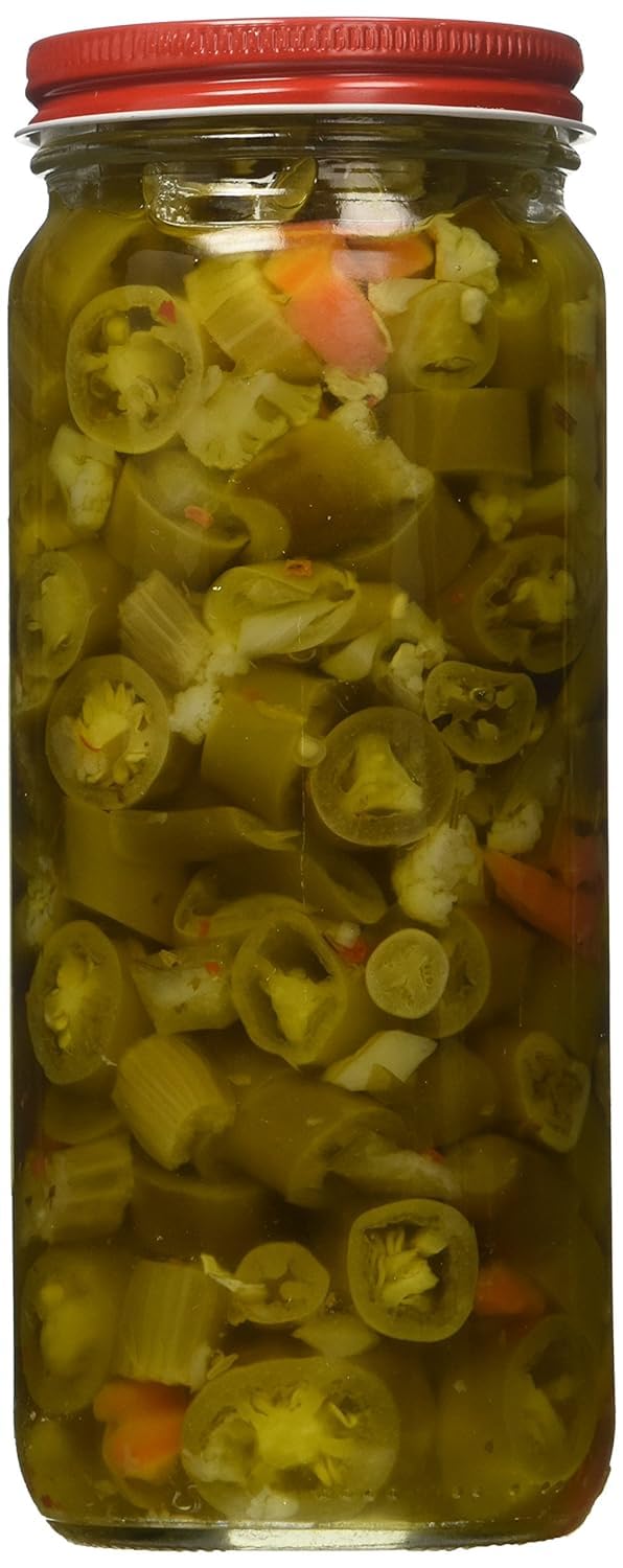 Surgeark Marconi Giardiniera Hot – Spicy Pickled Vegetables
