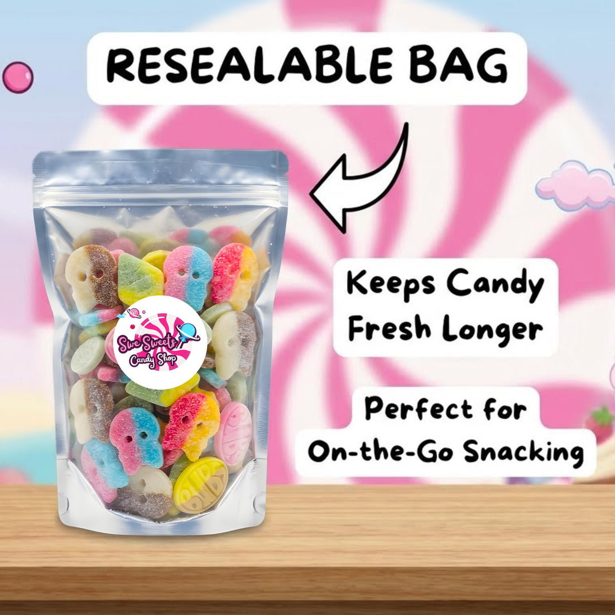 Swe Sweets BUBS Swedish Candy Mix – 2 lb Vegan & Gluten-Free Treat
