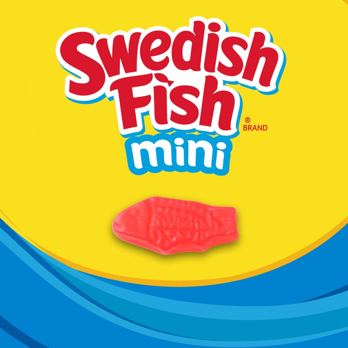 SWEDISH FISH Mini Soft & Chewy Candy – 24 x 2 oz Bulk Bags