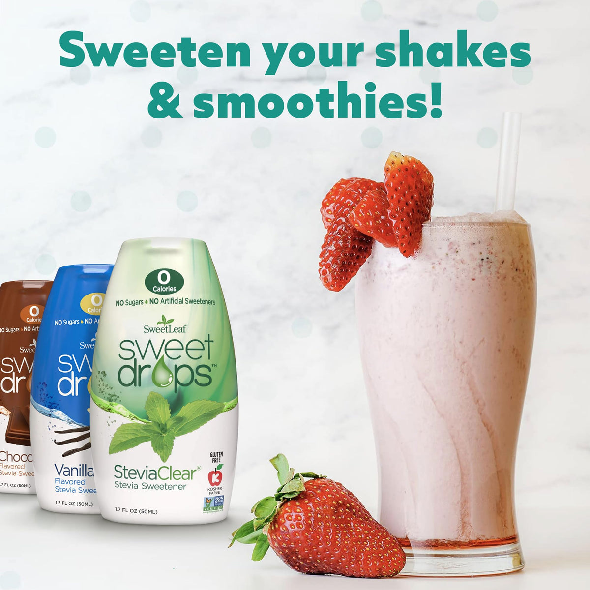 SweetLeaf Coconut Sweet Drops – Zero-Calorie Stevia Liquid Sweetener (6 Pack)