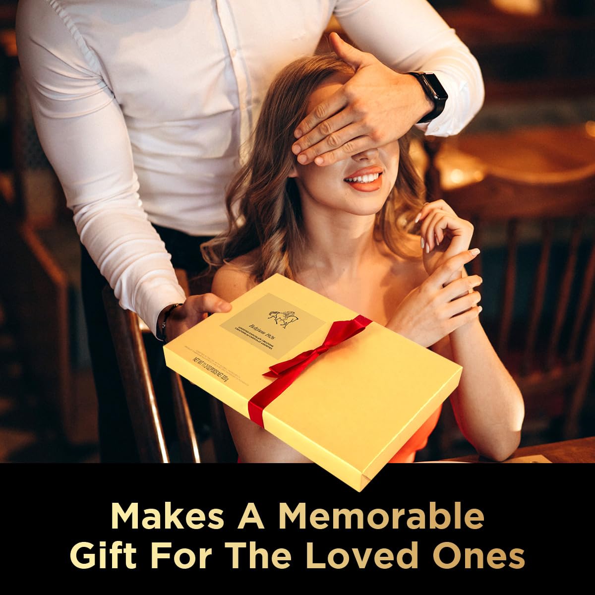 SWEETSIDE CANDY CO. Gourmet Chocolate Gift Box – 27 Belgian Chocolates, Ideal for Mother's Day & Holidays