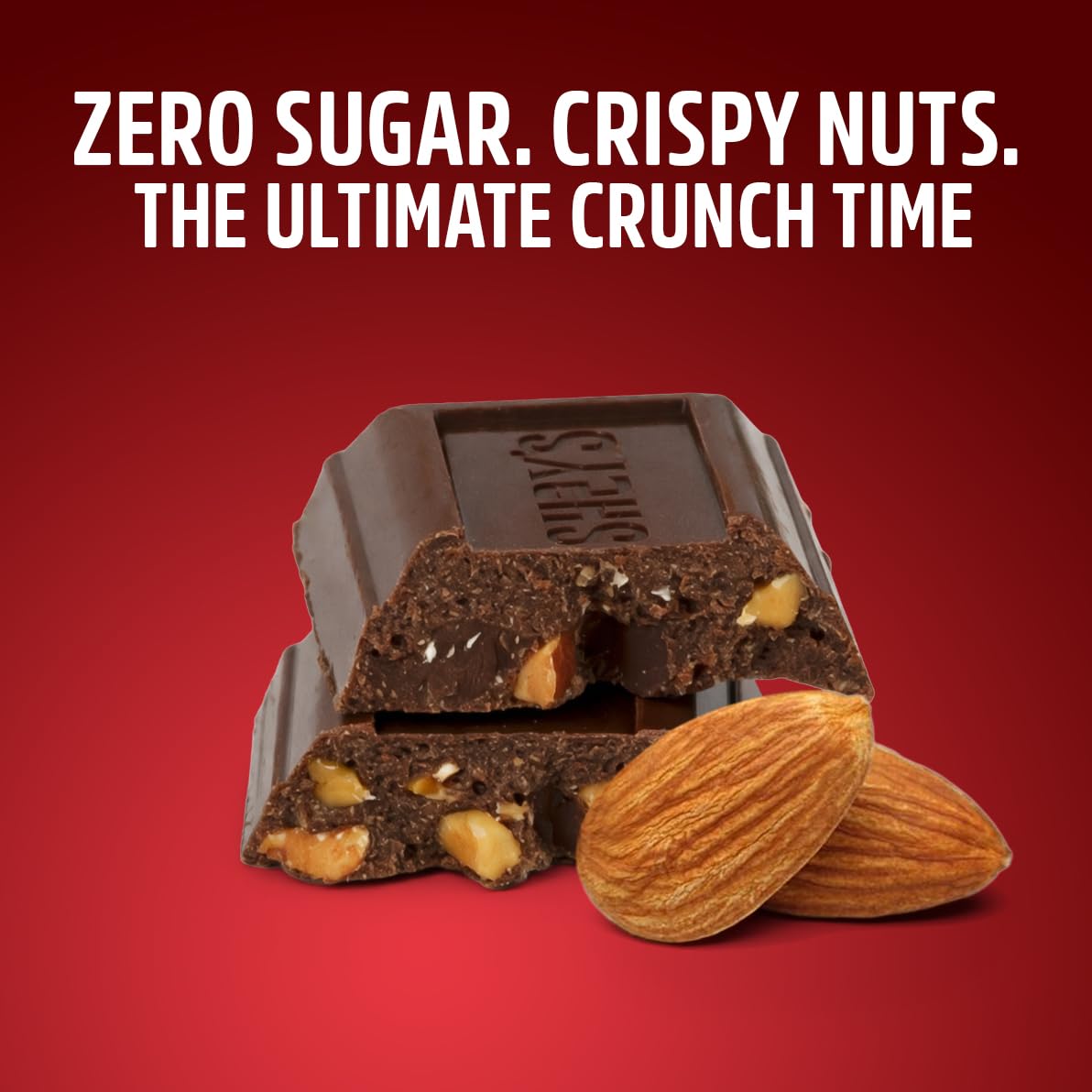 SWEETSIDE CANDY CO. Zero Sugar Milk Chocolate with Almonds — 2lb Bulk, Sugar Free Mini Bars