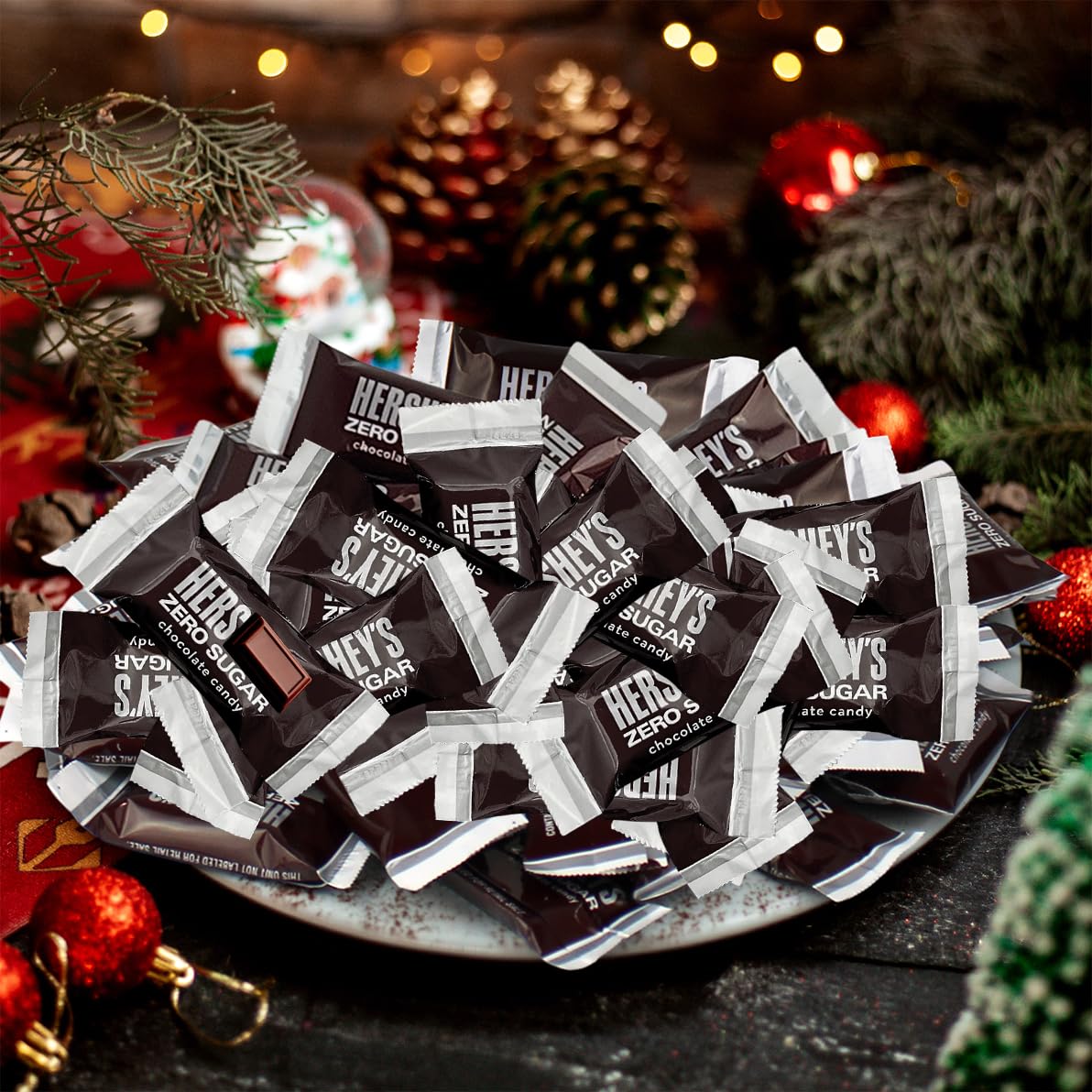Zero Sugar Milk Chocolate Candy — 3 lb Bulk Bag | Creamy Sugar-Free Mini Bars | SWEETSIDE CANDY CO.