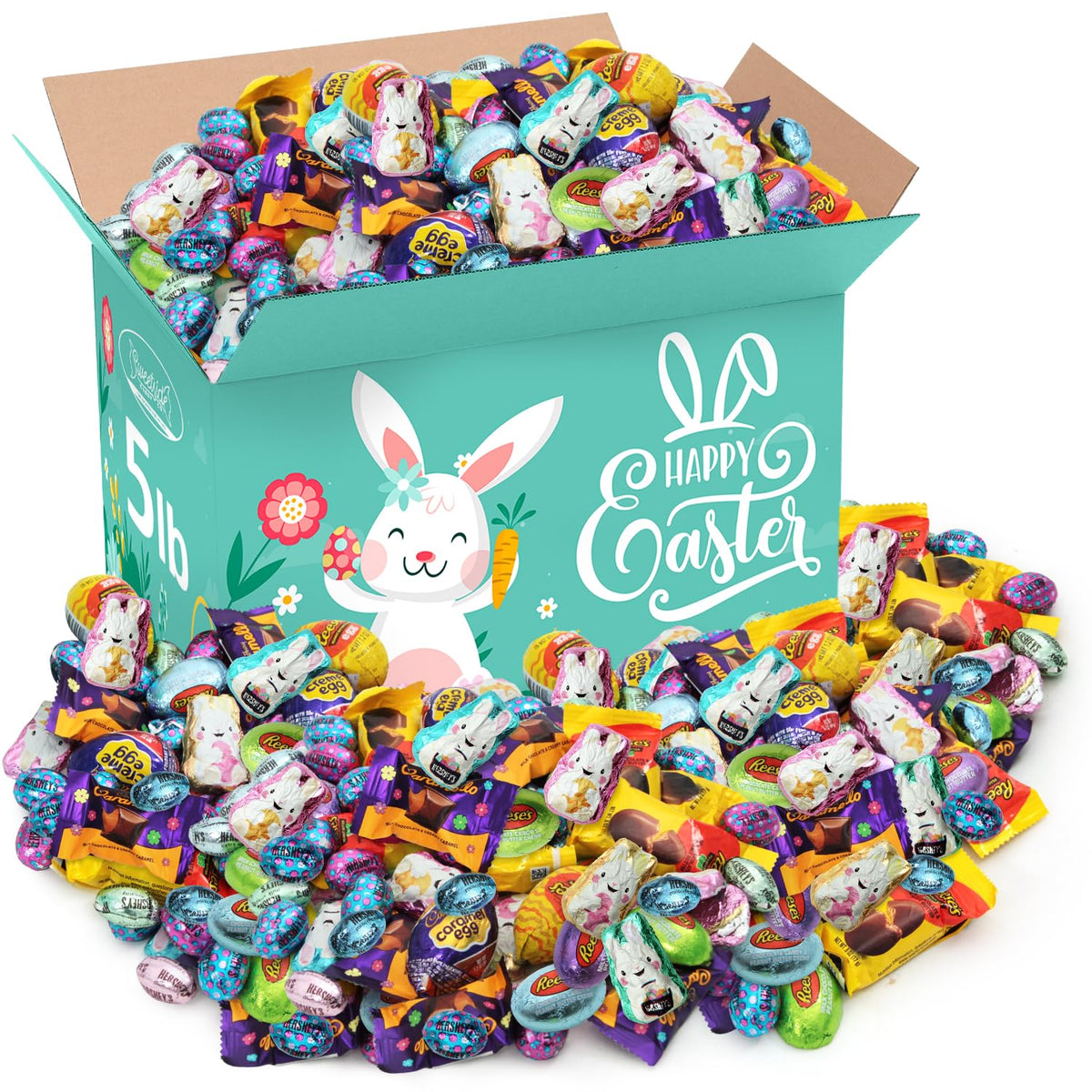 SWEETSIDE CANDY CO. Easter Chocolate Variety Pack – 5lb Bulk Assortment