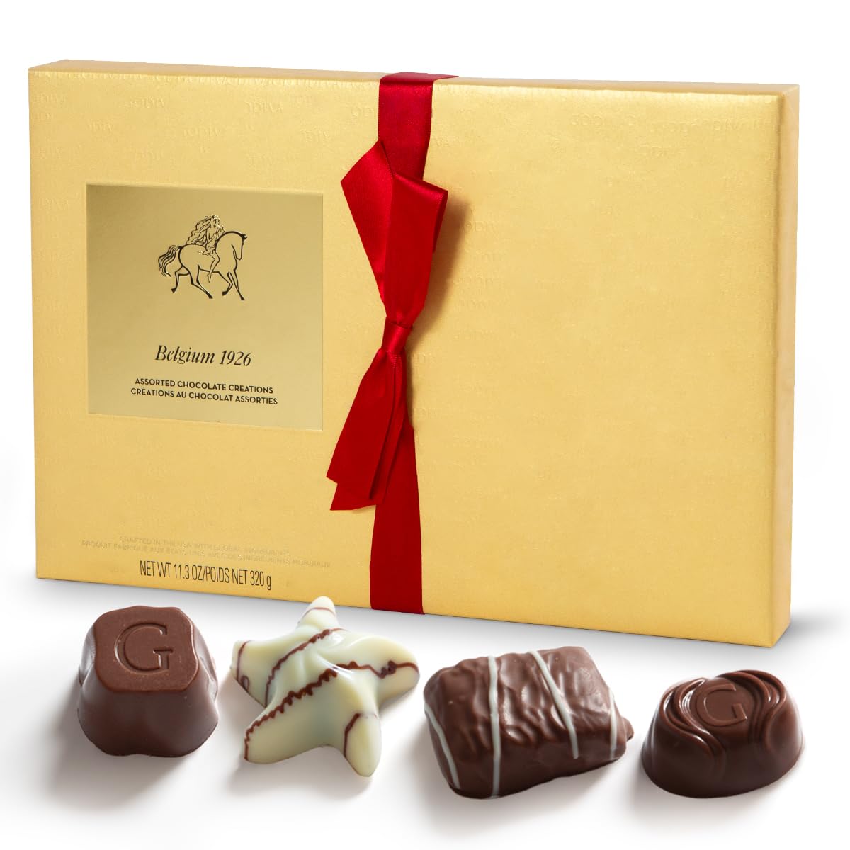 SWEETSIDE CANDY CO. Gourmet Chocolate Gift Box – 27 Belgian Chocolates, Ideal for Mother's Day & Holidays