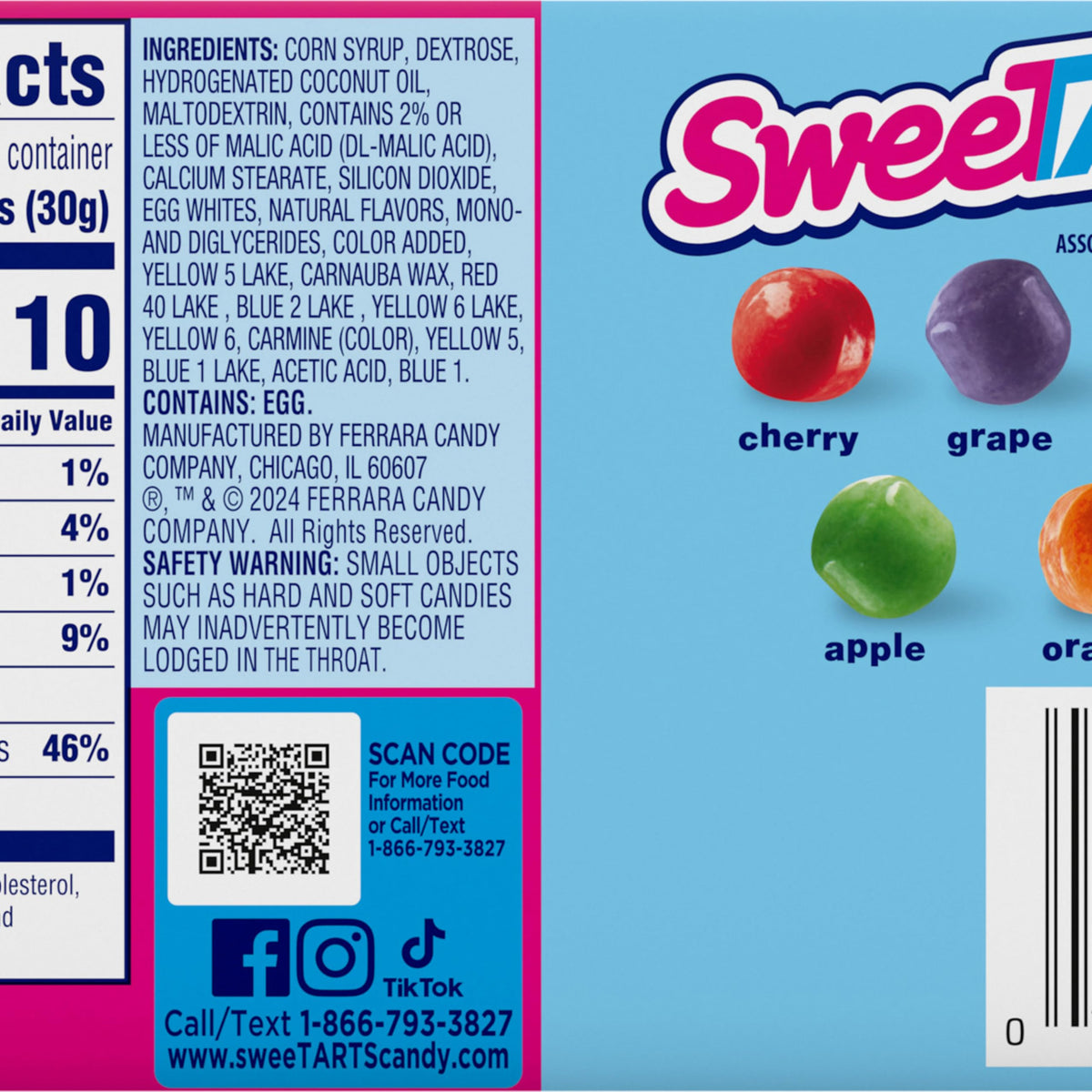 SweeTARTS Mini Chewy Mixed Fruit Theater Box – 12 Boxes (3.75 oz Each)