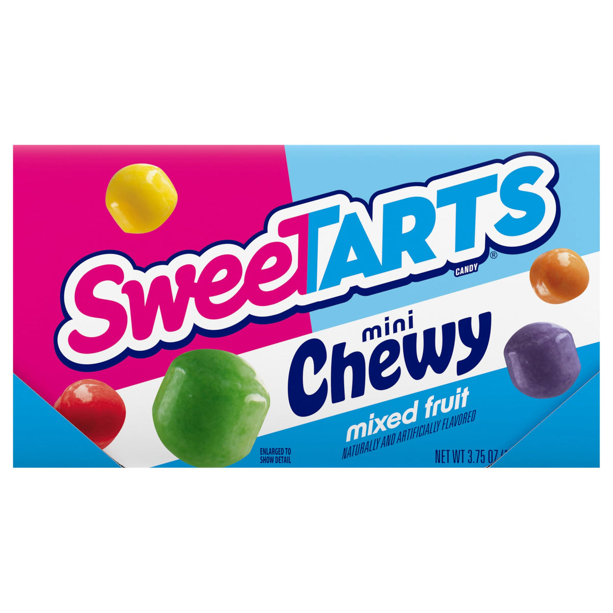 SweeTARTS Mini Chewy Mixed Fruit Theater Box – 12 Boxes (3.75 oz Each)
