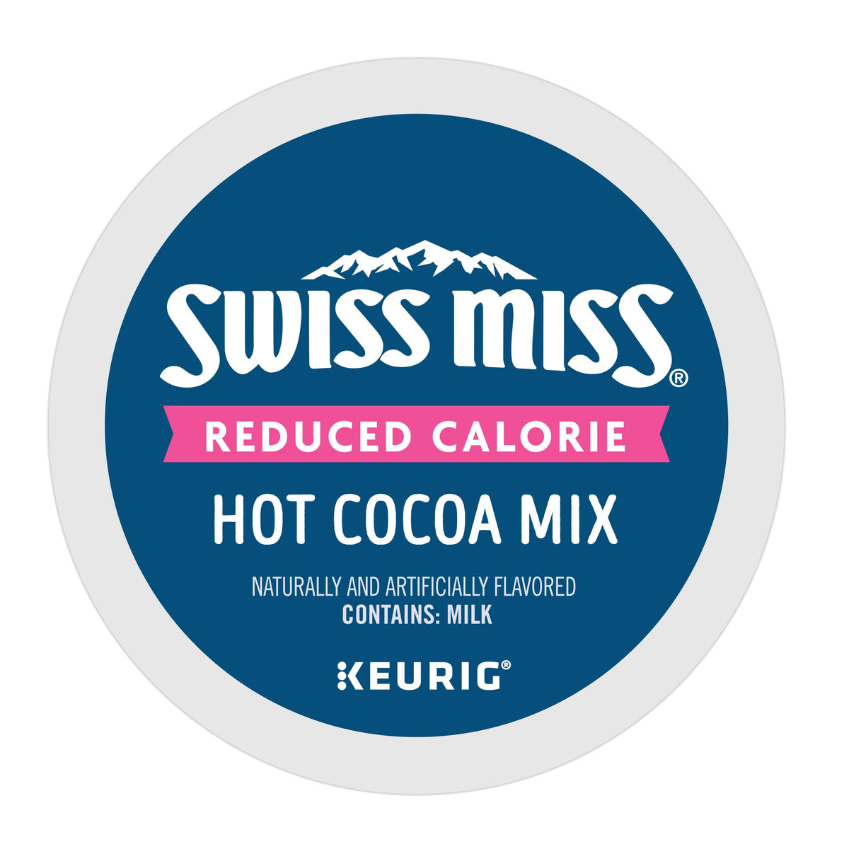 Swiss Miss Reduced-Calorie Hot Cocoa K-Cups – Single-Serve Box of 22