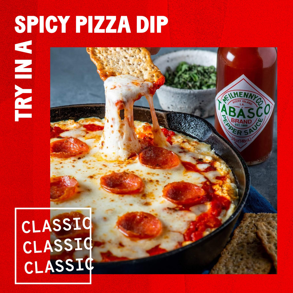 TABASCO Original Red Pepper Sauce – 64oz Bulk Jug, Medium Hot, Three-Ingredient Classic