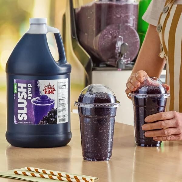 Grape Slushy Mix 1 Gallon Concentrate – 5:1 for Slushies, Granitas & Snow Cones | TableTop King