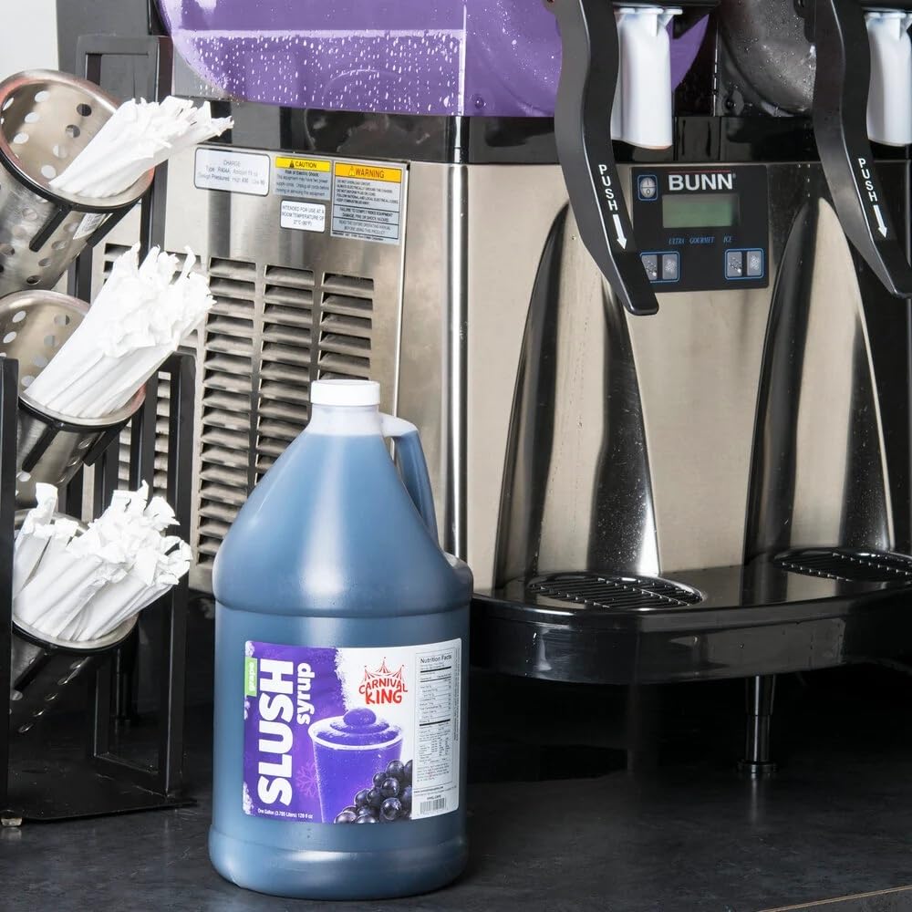 Grape Slushy Mix 1 Gallon Concentrate – 5:1 for Slushies, Granitas & Snow Cones | TableTop King