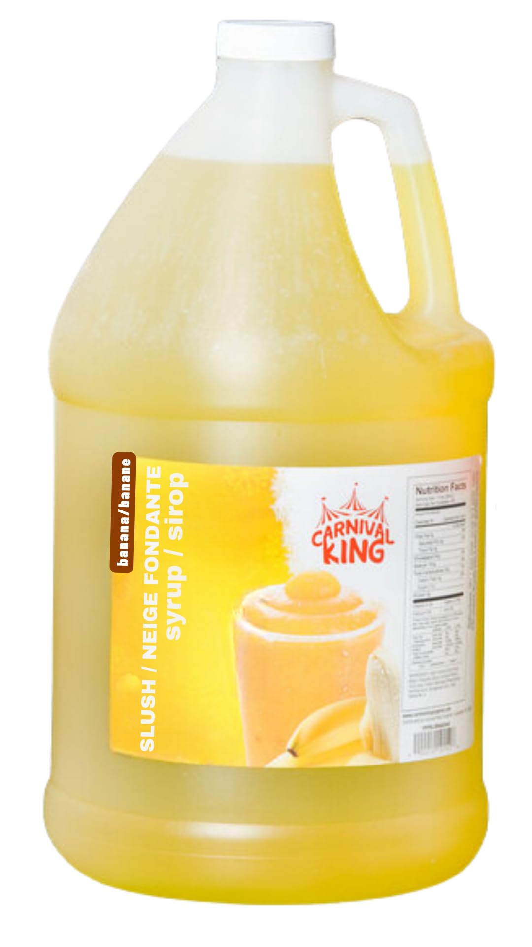 TableTop King Slushy 5:1 Concentrate – Banana Flavor | 1 Gallon Jug
