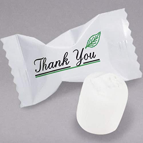 TableTop King Thank You Buttermints – 1000/Case, Individually Wrapped