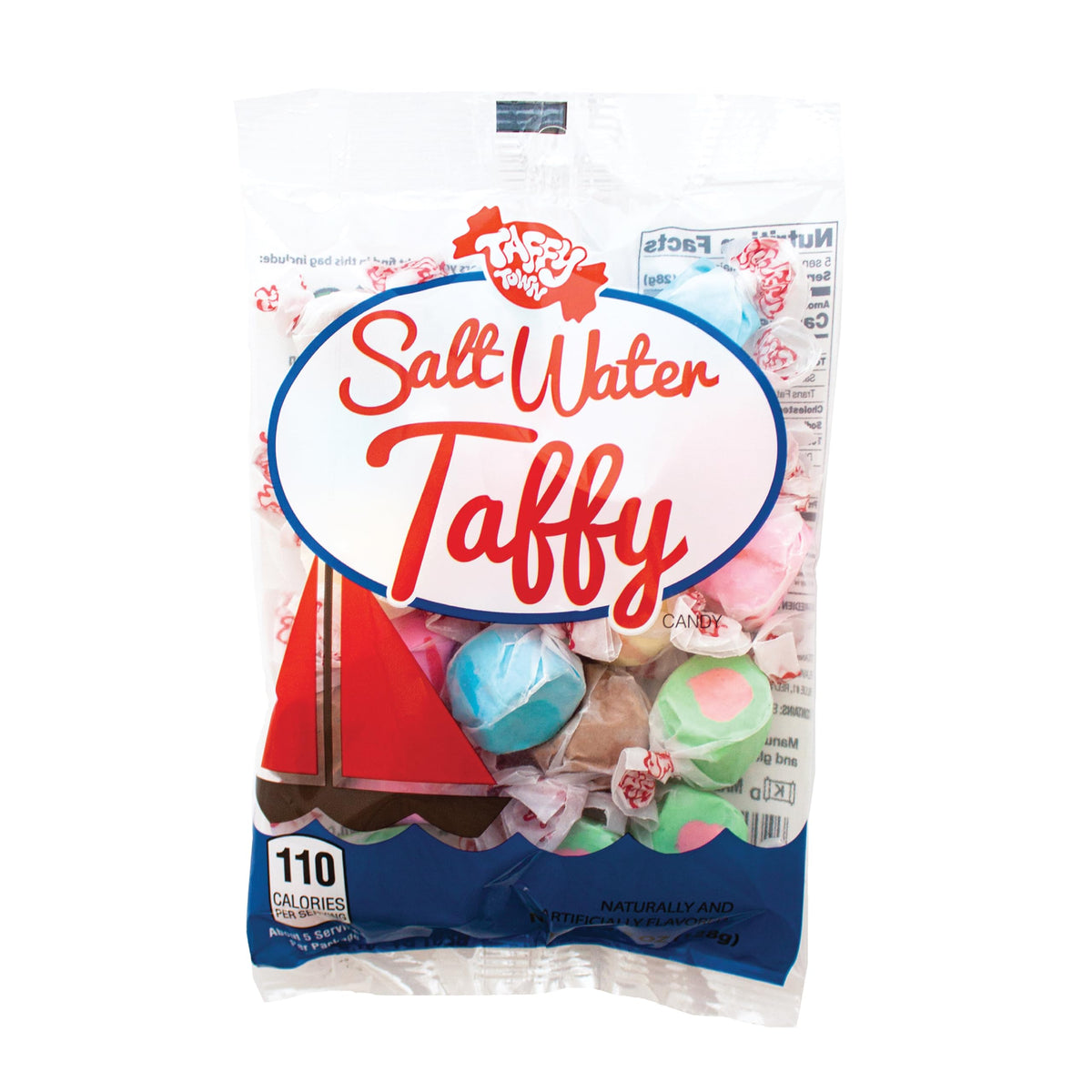Taffy Town Salt Water Taffy Assortment – 80 Oz (5 lb), Made in USA