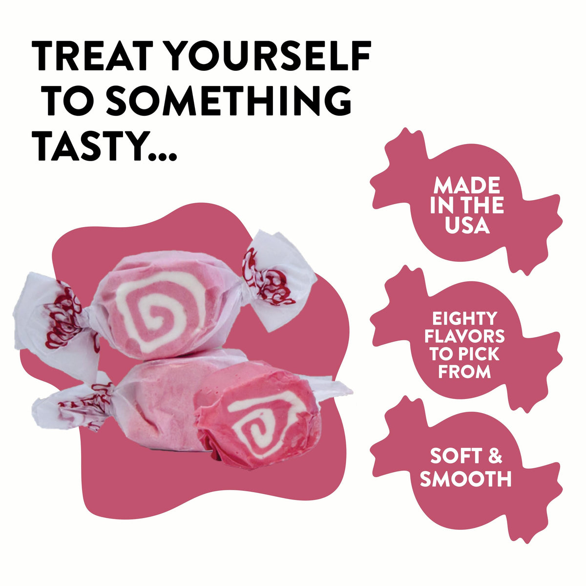 Taffy Town Saltwater Taffy Cinnamon – 2.5 lb Gourmet Candy