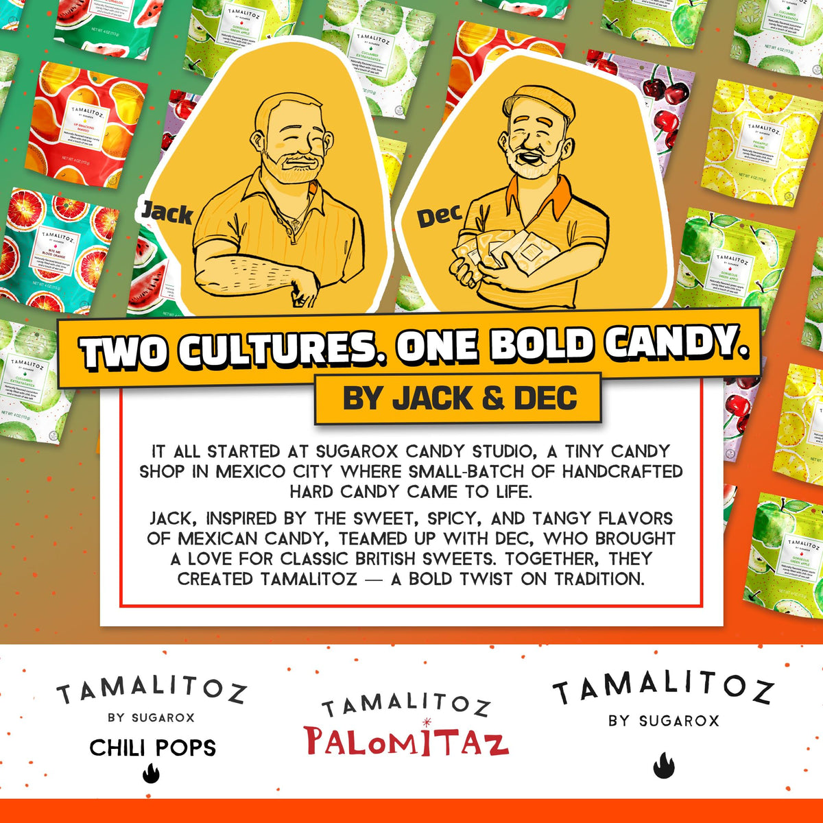 Tamalitoz Variety Pack – Spicy Mexican Hard Candy with Chile, Lime & Sea Salt | 8 Flavors by Sugarox