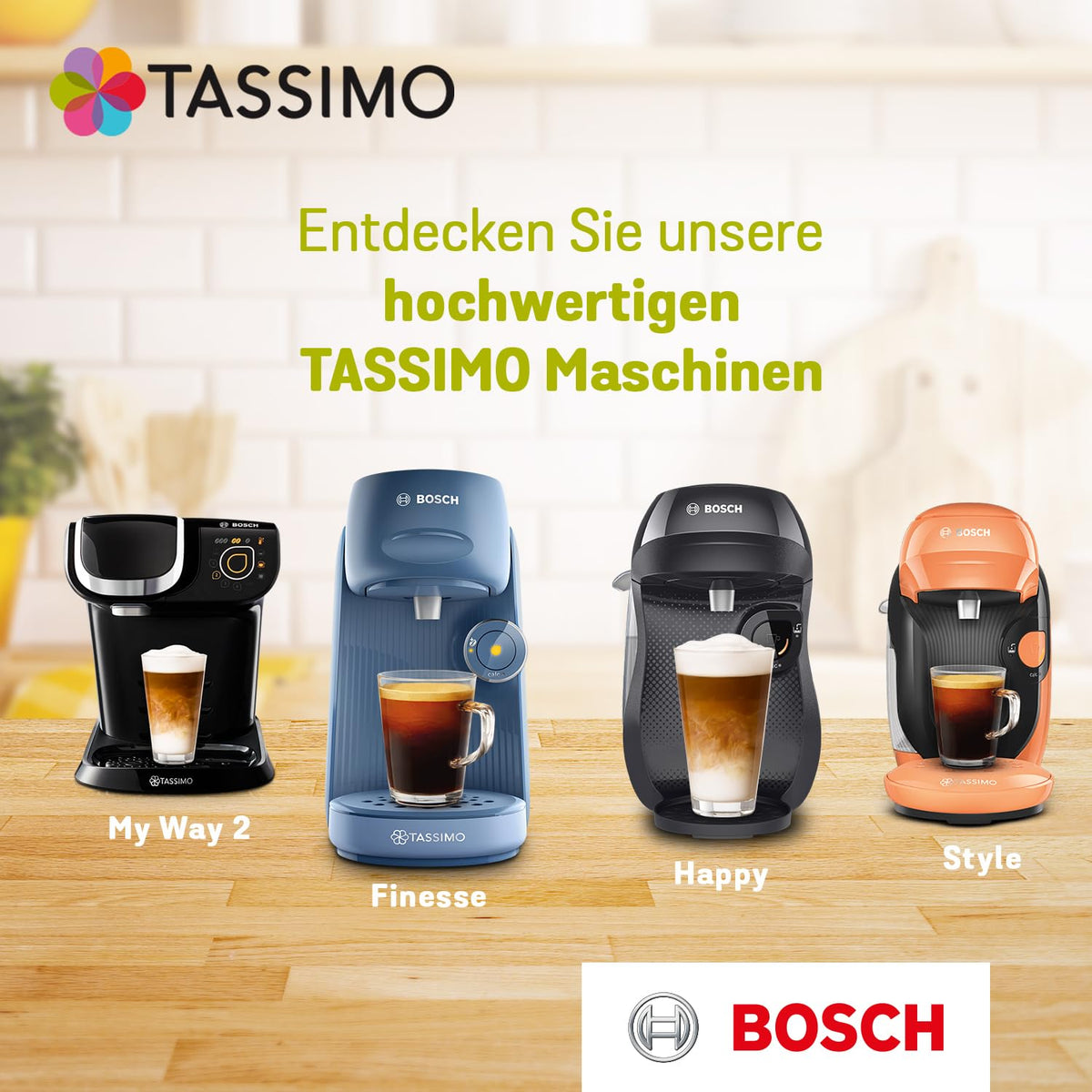 Tassimo Jacobs Latte Macchiato Caramel 5-pack (5 x 268 g) – 8 Drinks, Tassimo Compatible