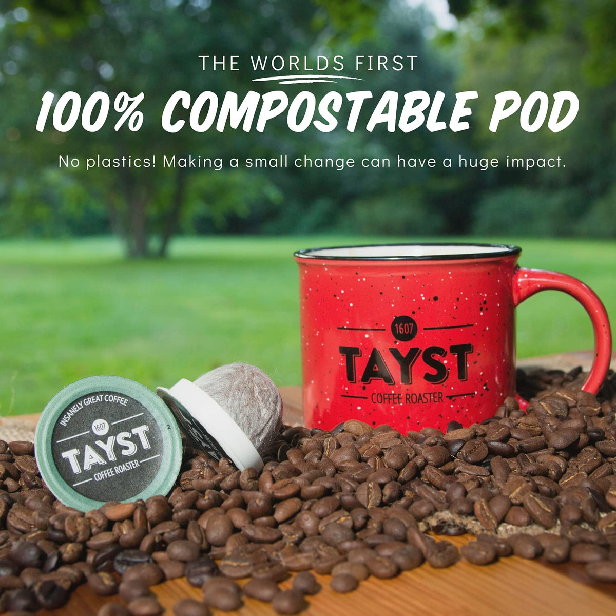 Tayst Coffee Pods – Bold & Brazen Dark Roast (K-Cup Compatible) | Sustainable Single-Serve, Pack of 30