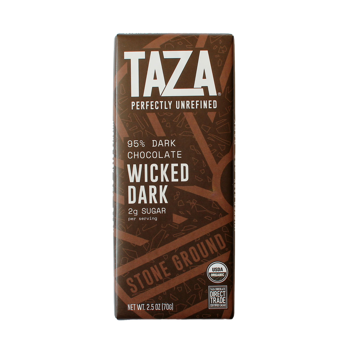 Taza Wicked Dark 95% Bar Variety Pack – 4 x 2.5 oz, Vegan, Organic