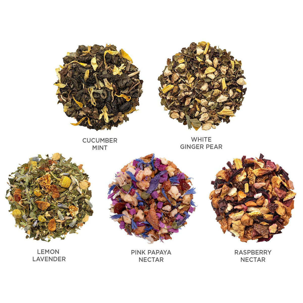 Tea Forte Premium Petite Gift Set – Mariposa Collection, 10 Pyramid Infusers (2 of Each)