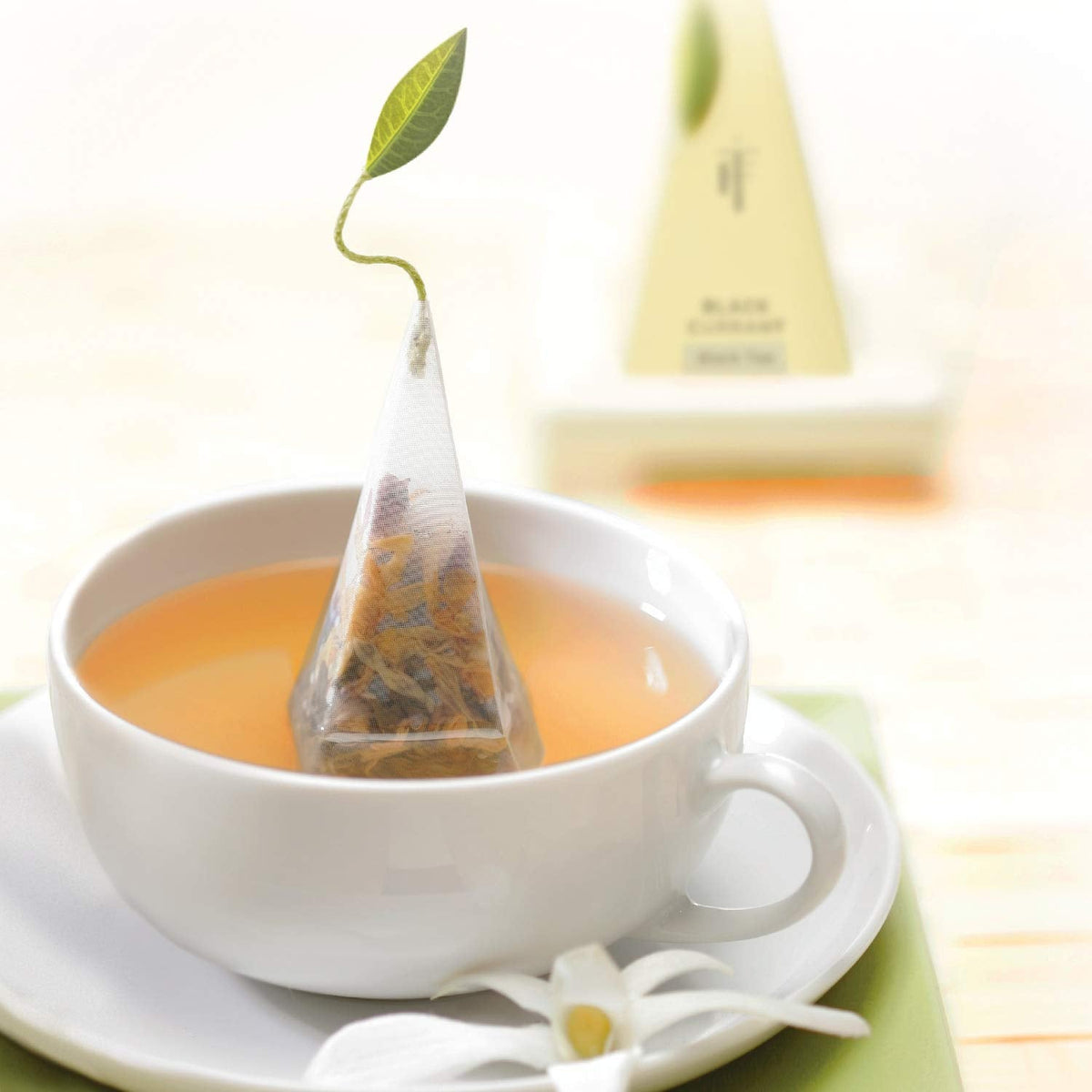 Tea Forte Premium Presentation Box Gift Set – 20-Count Assorted Herbal Teas with Pyramid Infuser Bags