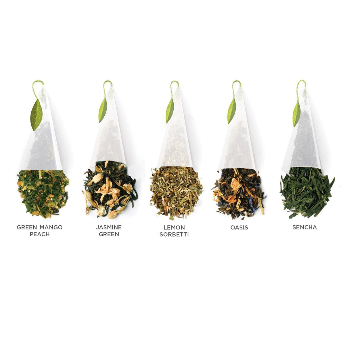 Tea Forte Premium Petite Gift Set Sampler – 10 Pyramid Infusers (2 Each) for Tea Lovers