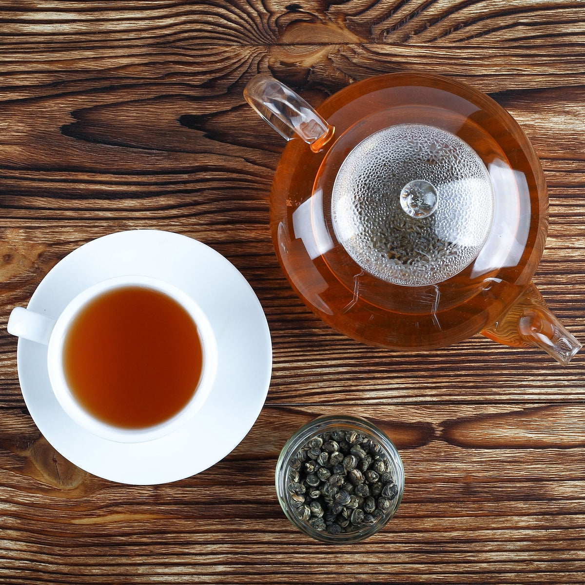 Tealyra Imperial Jasmine Dragon Pearls – Premium Jasmine Green Tea, Loose Leaf (8 oz / 220 g)