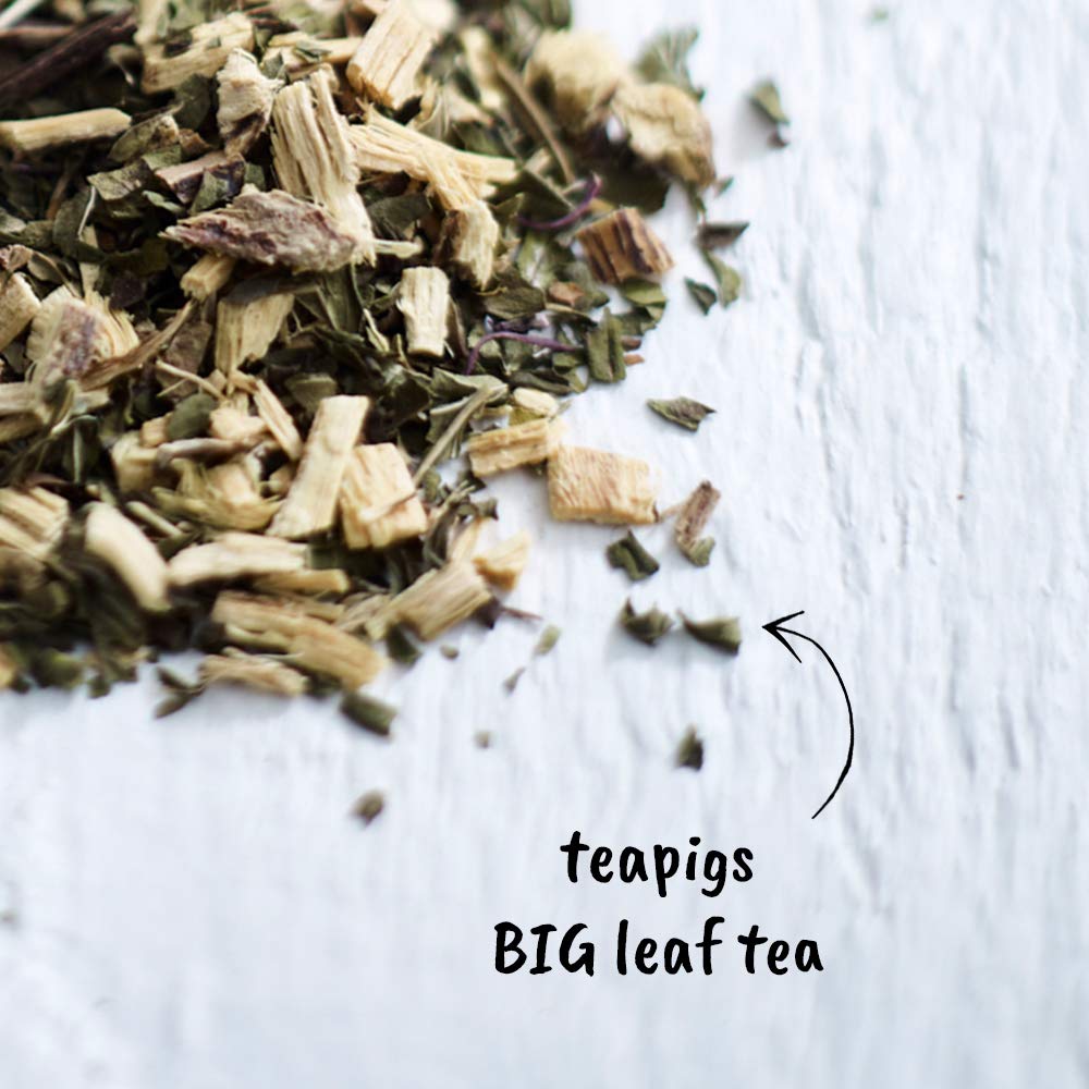 Teapigs Liquorice and Peppermint Loose Tea – Whole Leaves, Caffeine-Free, Non-GMO, 250g
