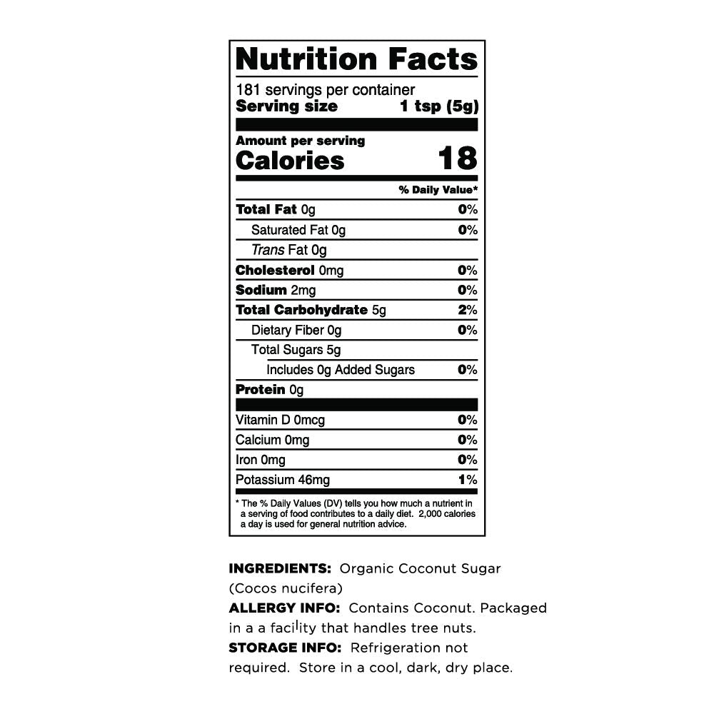 Terrasoul Superfoods Organic Coconut Sugar - 6 Pounds | Natural, Low-Glycemic Sweetener