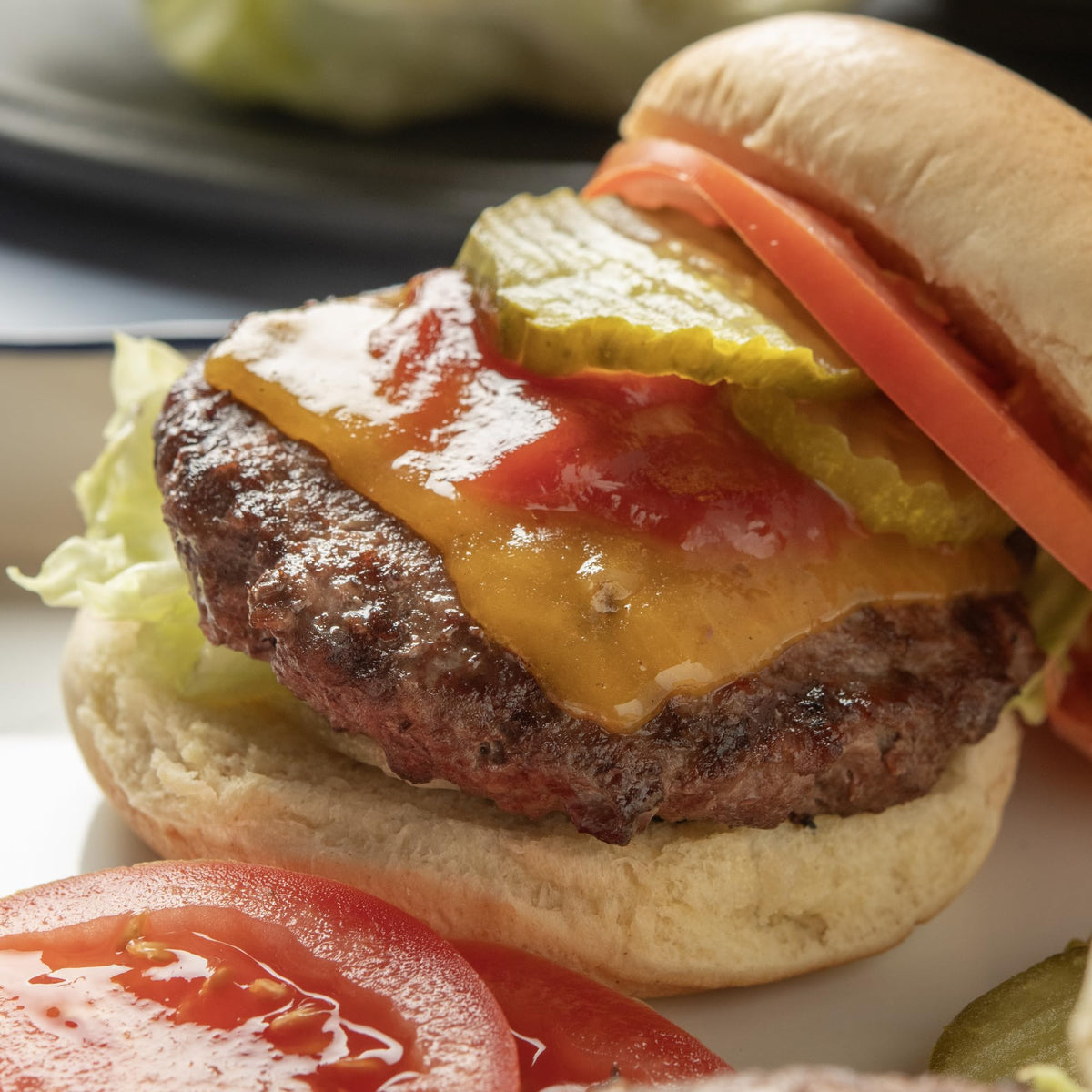 Teton Waters Ranch 100% Grass-Fed Beef Burgers – Frozen Patties, No Antibiotics, Gluten Free, Certified Humane | 4 Count