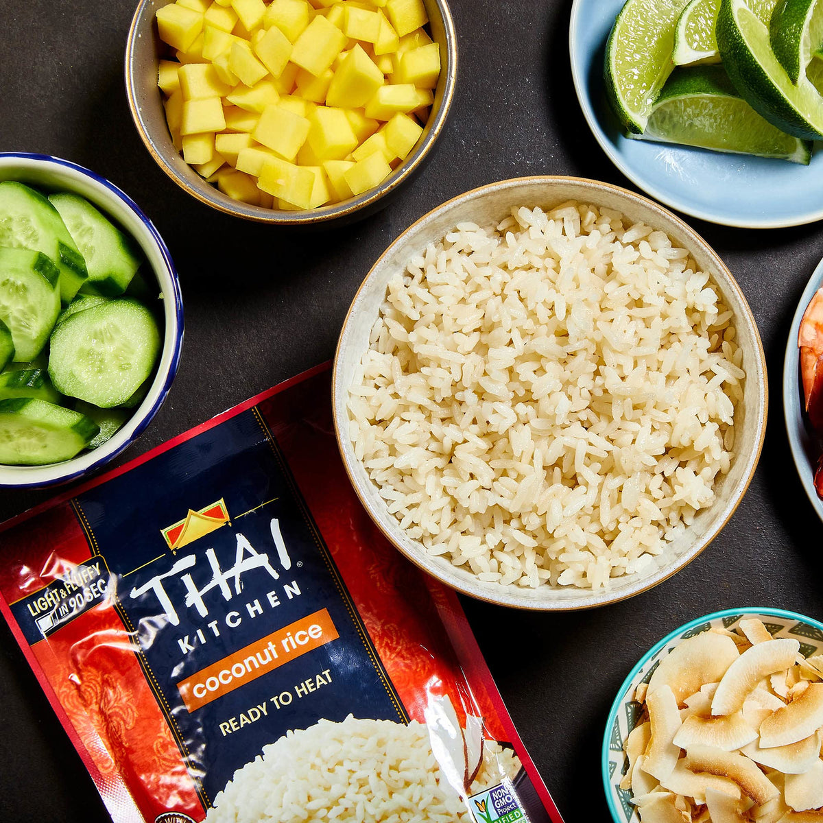 Thai Kitchen Coconut Rice – Ready-to-Heat, 8.8 oz (Pack of 6)