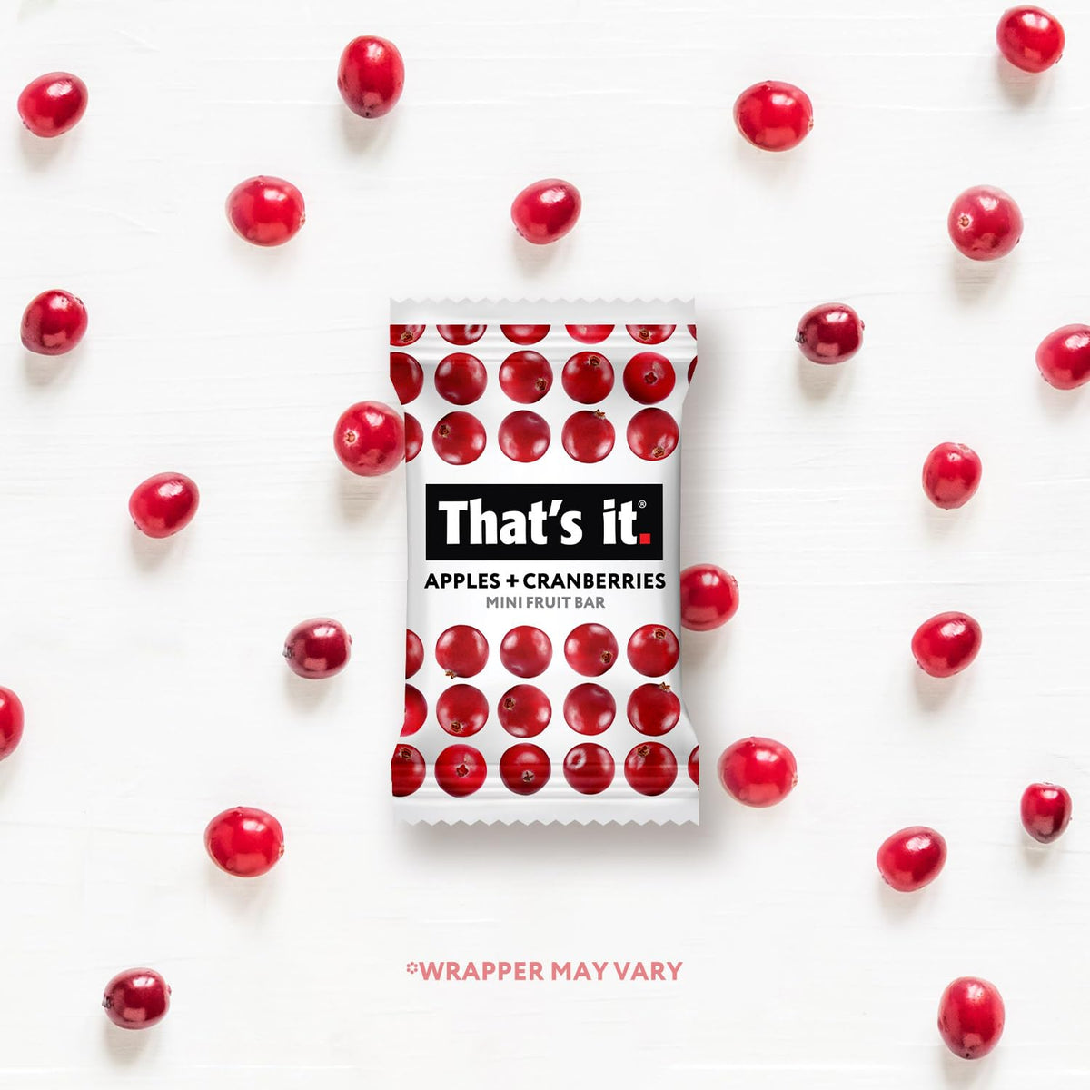 That's it. Fun Size Fruit Bars Variety Pack – 50 x 10g, Non-GMO, Kosher, Gluten Free, Cranberry-Banana