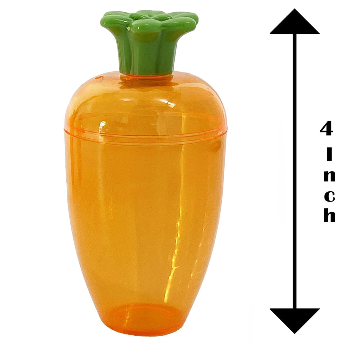 The Dreidel Company Fillable Easter Carrots, Bunny & Chick 24-Pack – Party Favors & Basket Stuffers