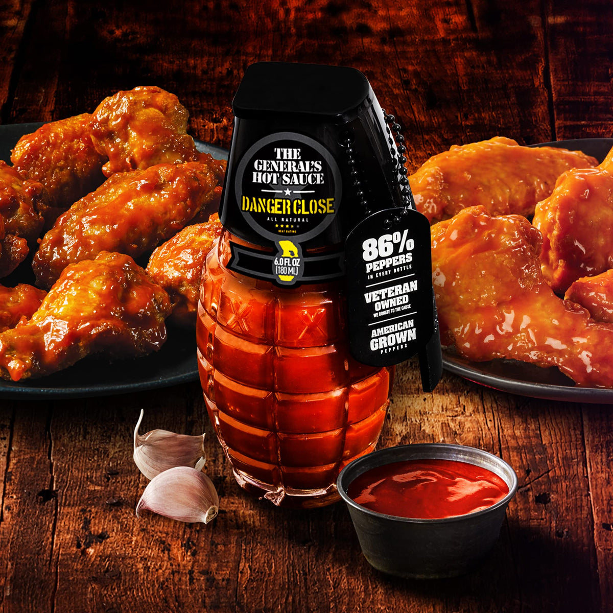 The General's Hot Sauce Heat Seeker Gift Set – 3-Pack Gourmet, American-Grown Peppers