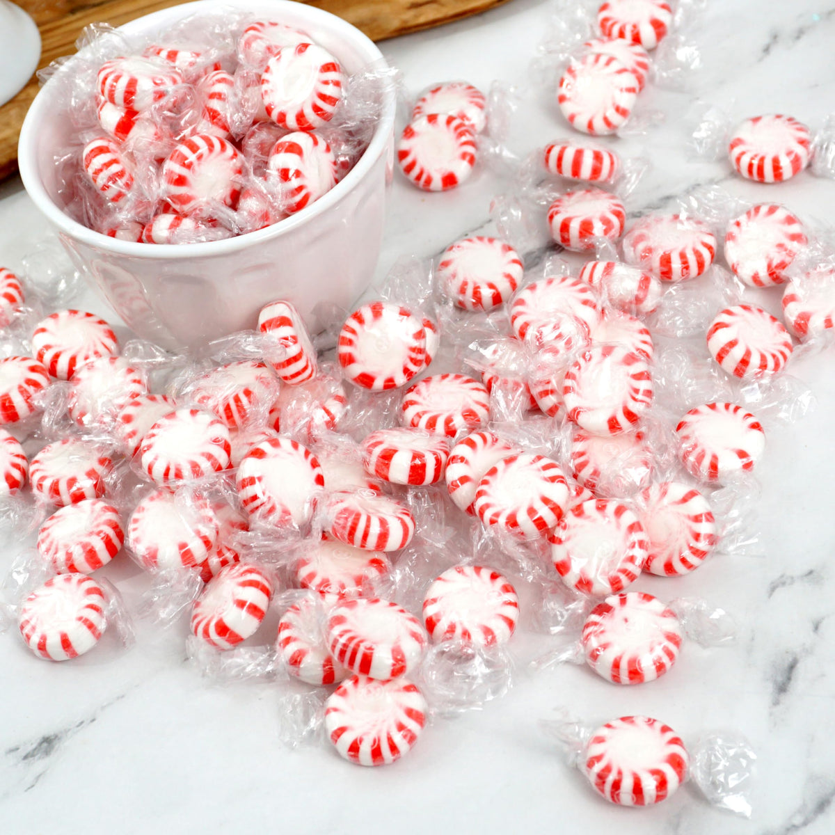Starlight Peppermint Candy — 6 lb Bulk (Approx. 450 pcs) | The Hampton Candy Company