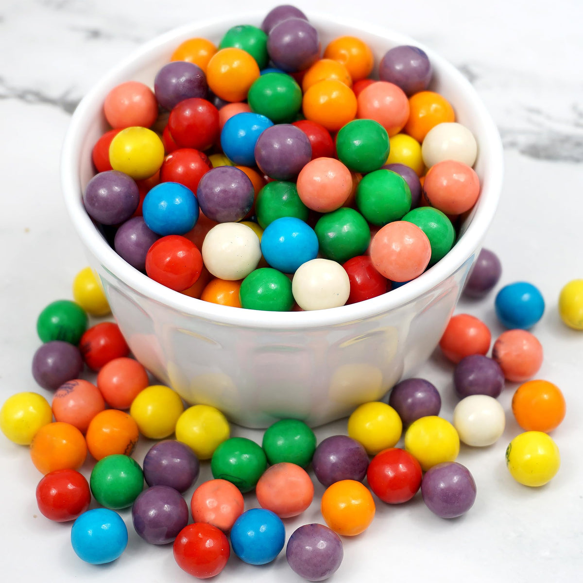 Gumballs for Gumball Machines – 0.5-Inch Mini Gumballs, 1,120 Pieces, 4lb Bulk | The Hampton Popcorn Company
