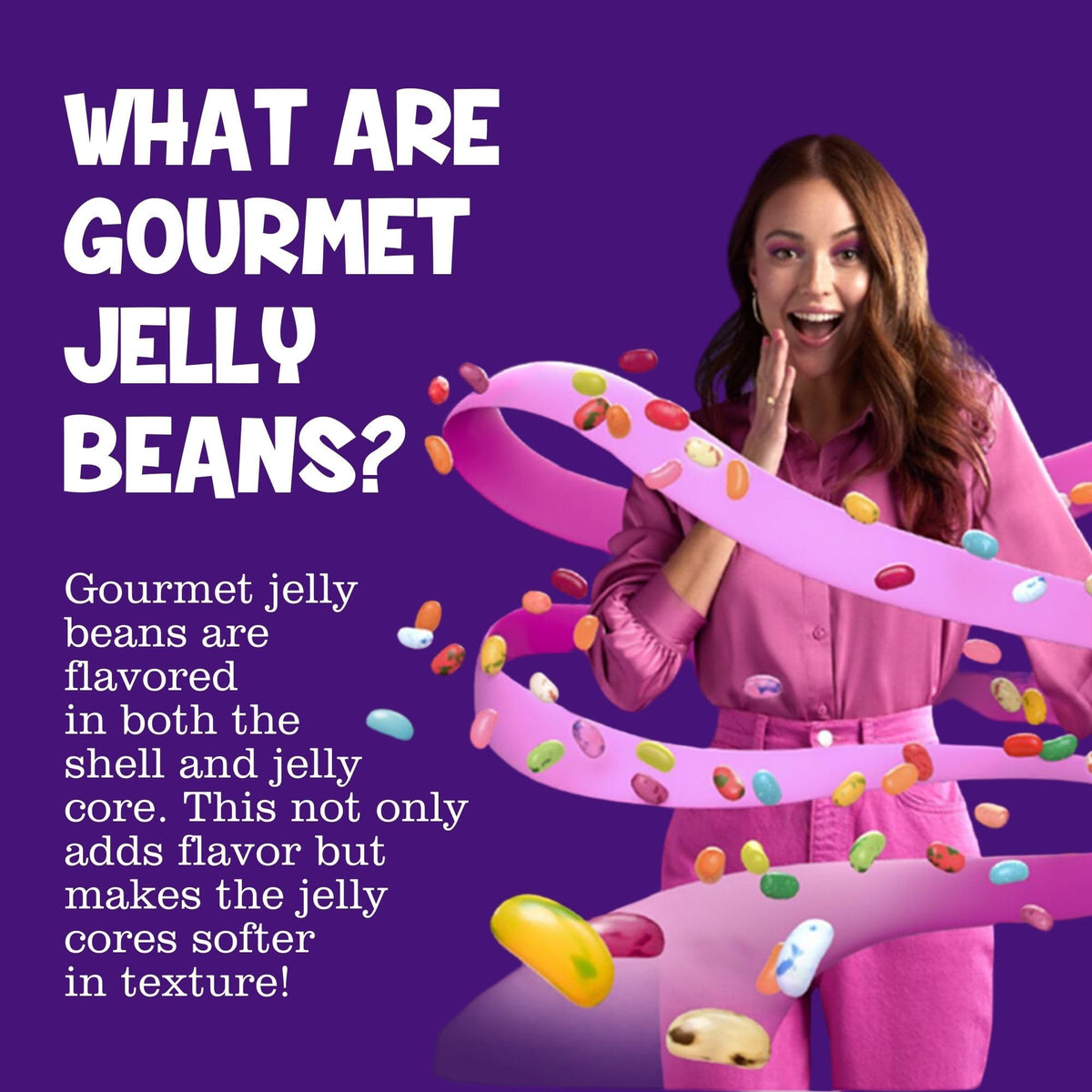 The Jelly Bean Planet: Gourmet Jelly Beans Bulk 25 Oz Jar – 36 Natural Flavors, Kosher, Gluten Free