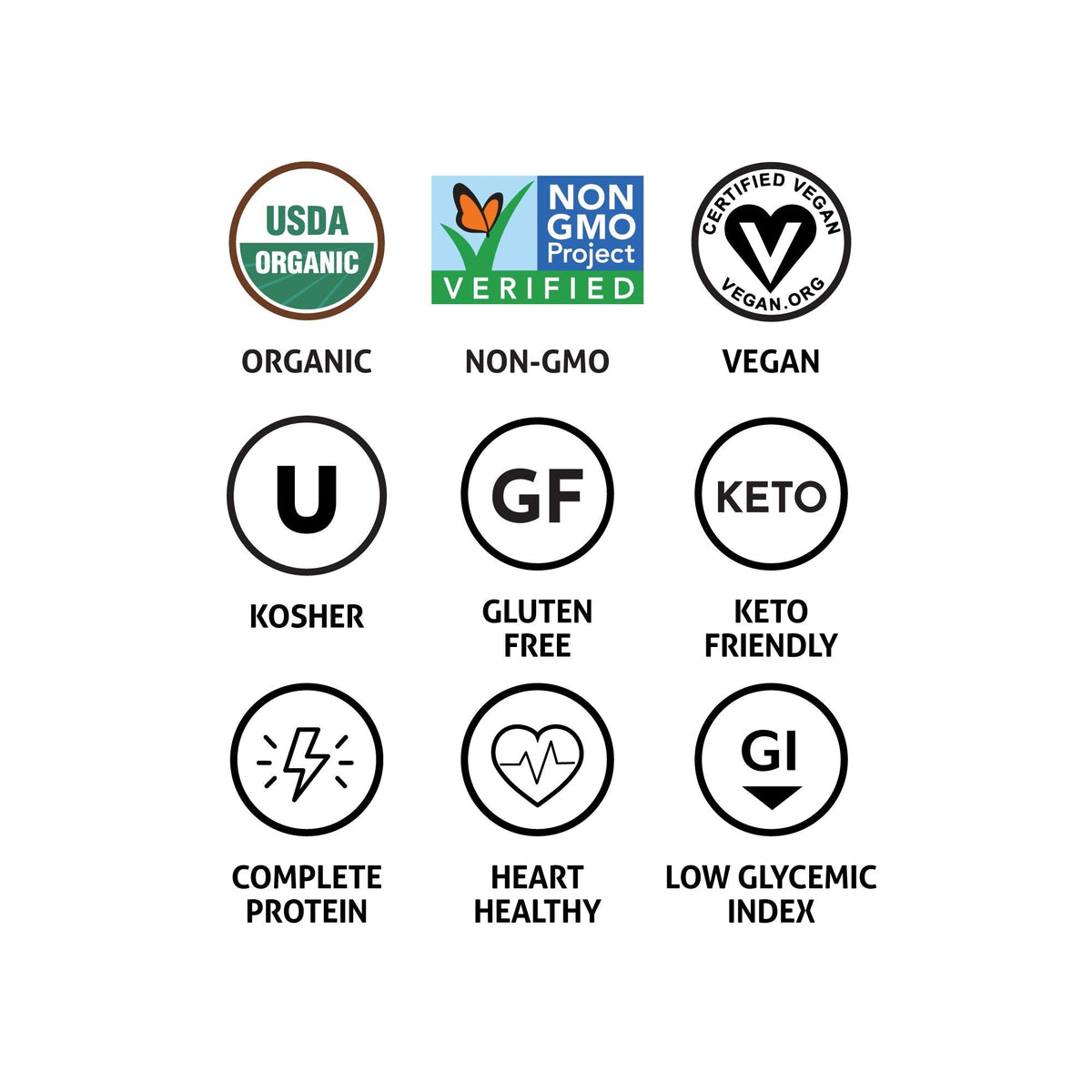 The Only Bean Organic Black Bean Spaghetti Pasta – High Protein, Low-Carb, Gluten-Free & Vegan (8 oz, 6 Pack)