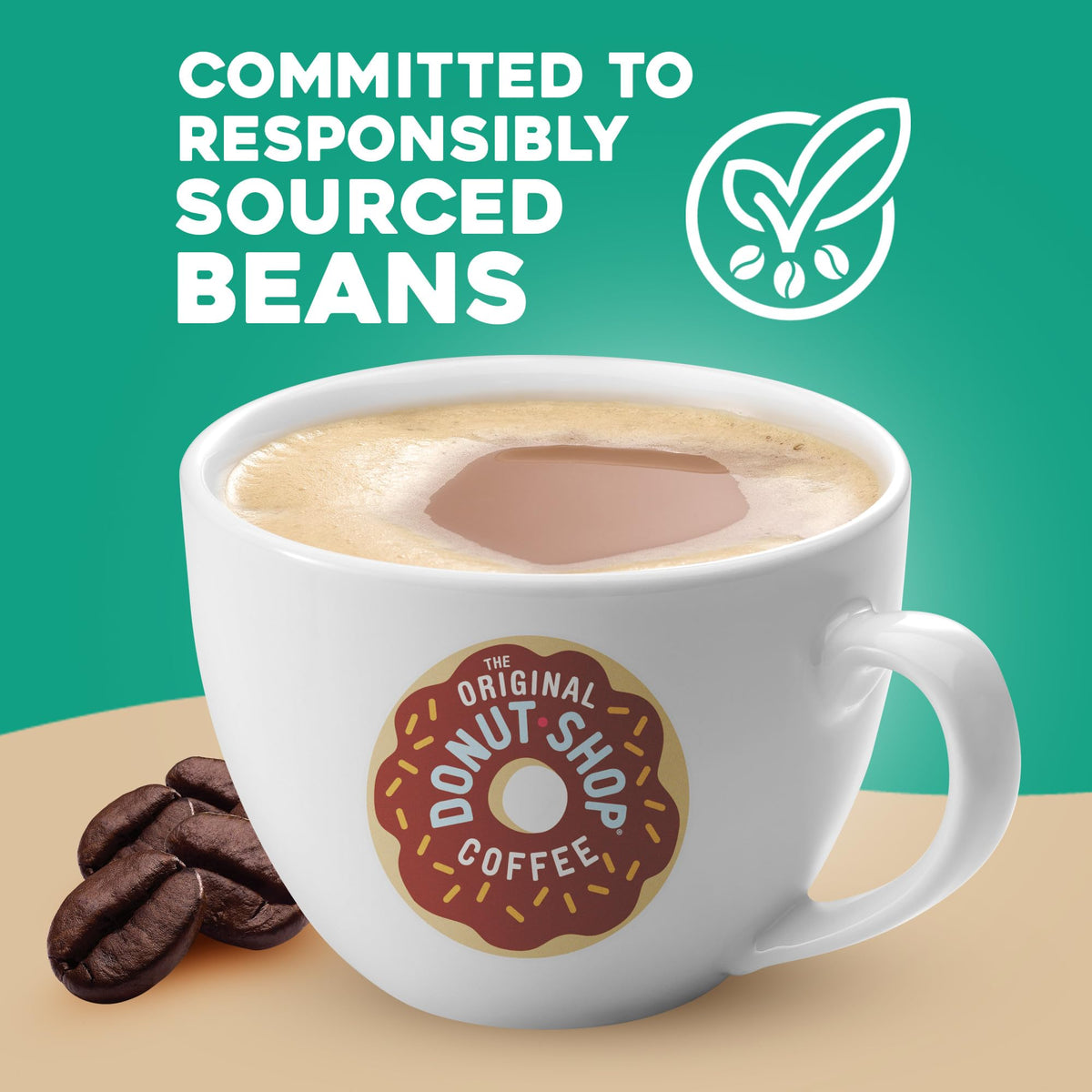 The Original Donut Shop Regular K-Cup Pods – Medium Roast Coffee, 48 ct, Keurig Compatible