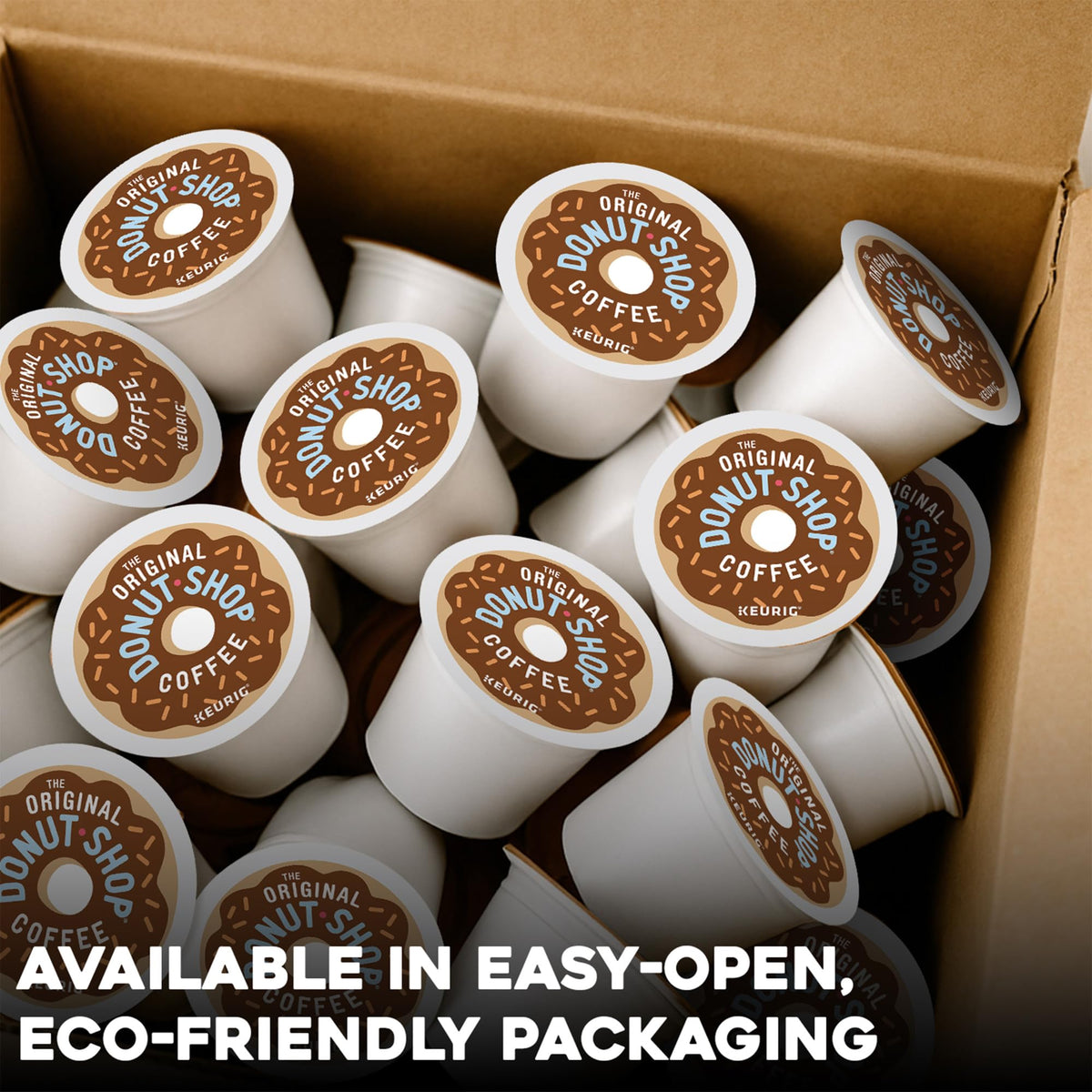 The Original Donut Shop Regular K-Cup Pods – Medium Roast, 72 Count, Keurig Compatible