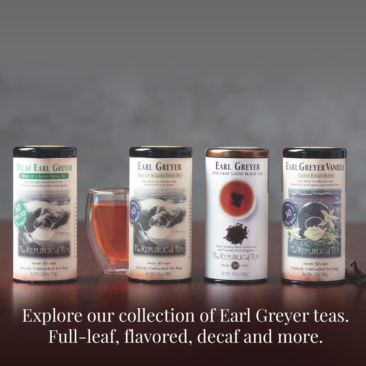 The Republic of Tea - Earl Greyer Black Tea Super Refill, 100 Tea Bags, Naturally Caffeinated