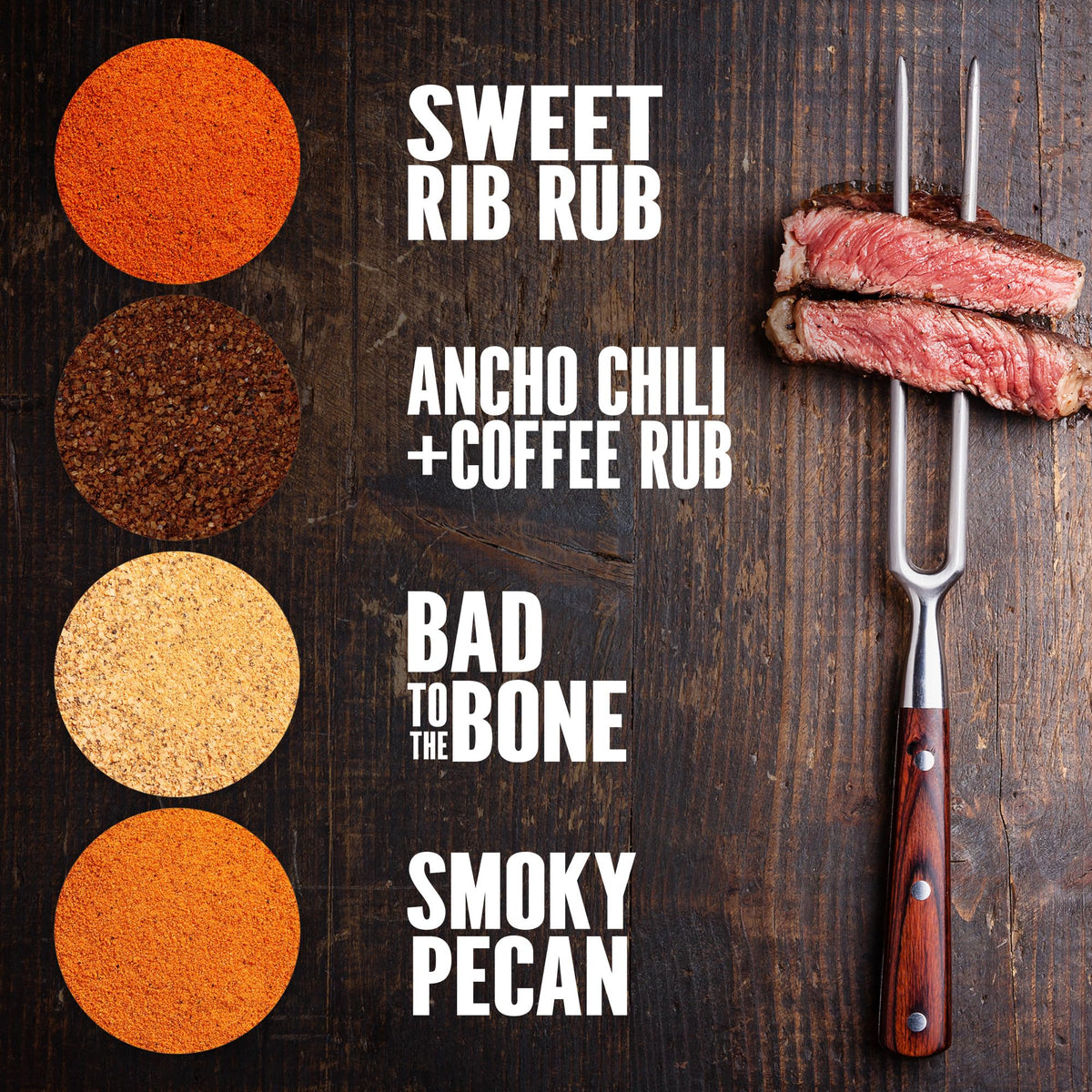 The Spice Lab Grilling Spices Gift Set – 4 BBQ Rubs for Grilling | Kosher Non-GMO, Made in USA