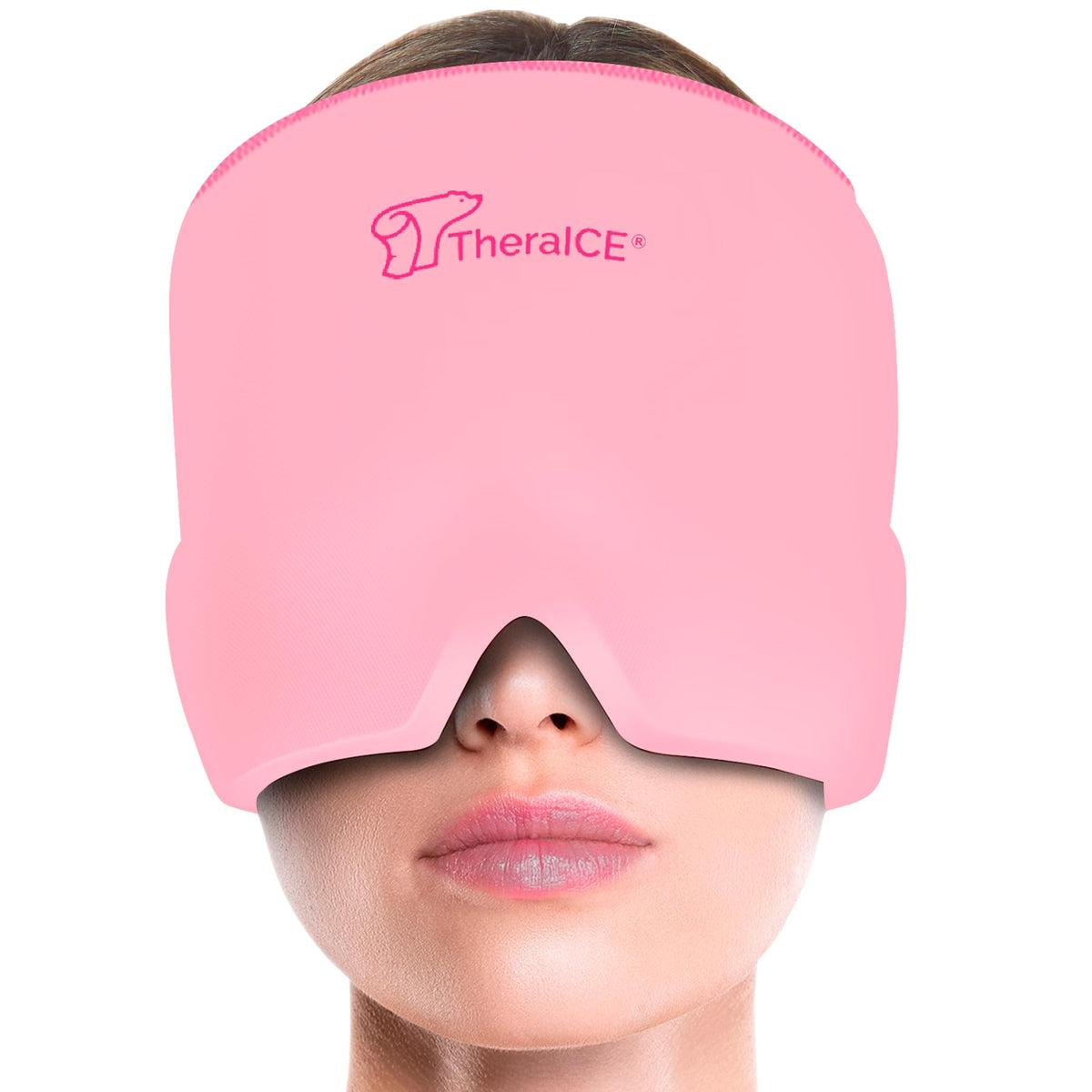 TheraICE Headache Relief Cap for Women, Headache Hat Migraine Ice Pack Mask