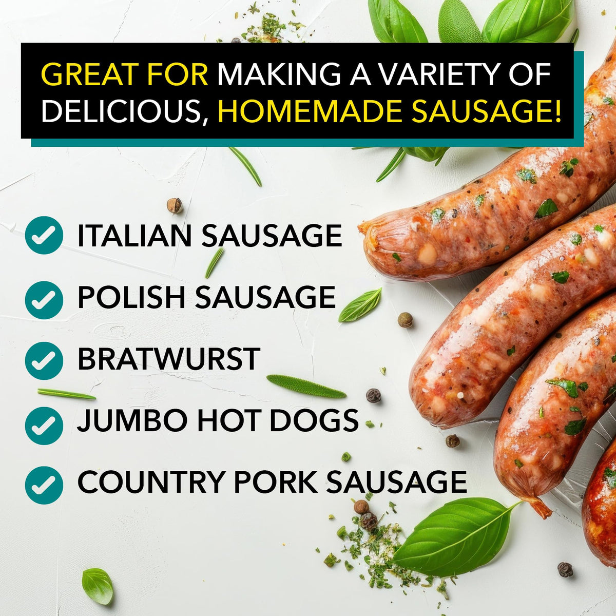 The Sausage Maker Natural Hog Casings 32-38mm – Edible, 25+ Lb Stuffing, Home Pack-2