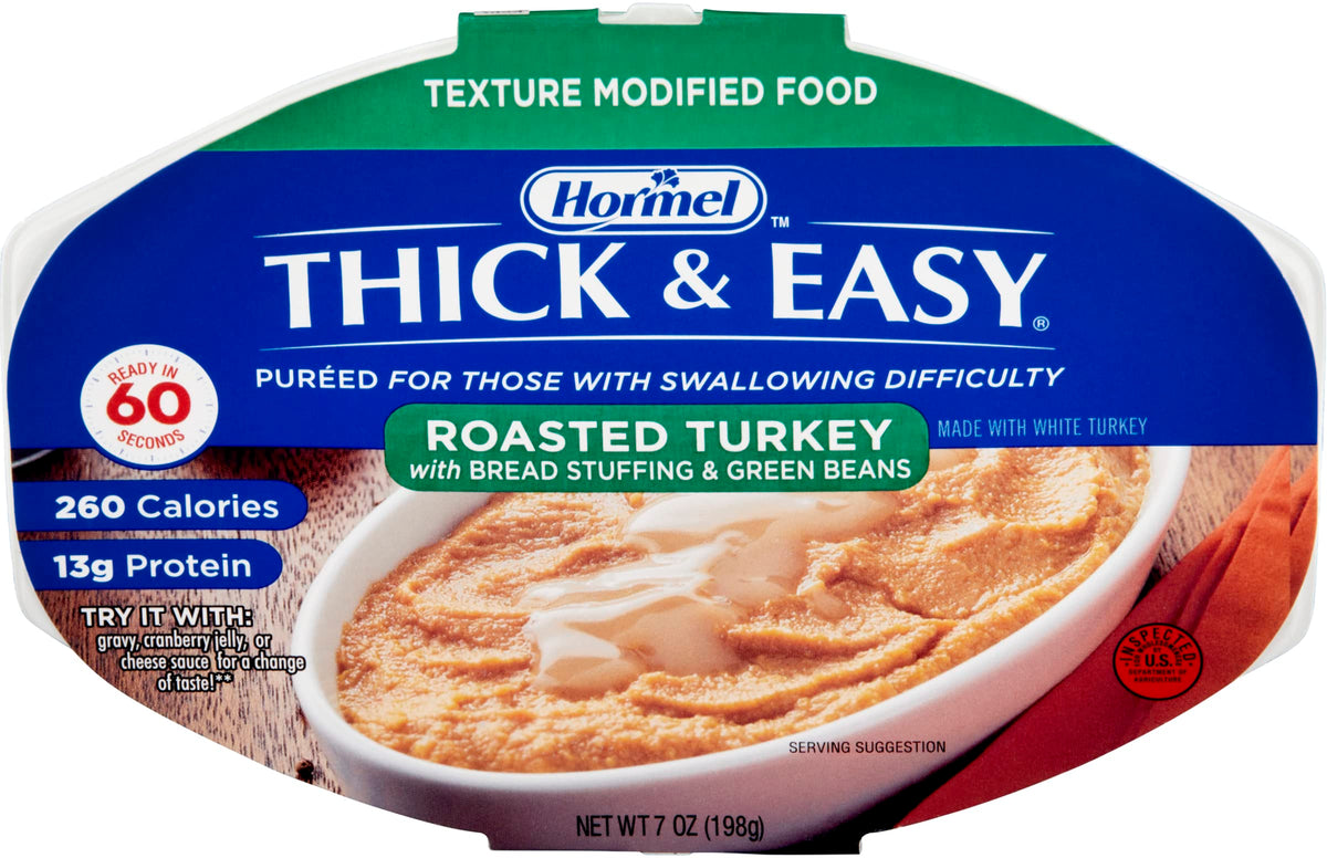Thick & Easy Purees 7 oz Bowl – Turkey with Stuffing & Green Beans