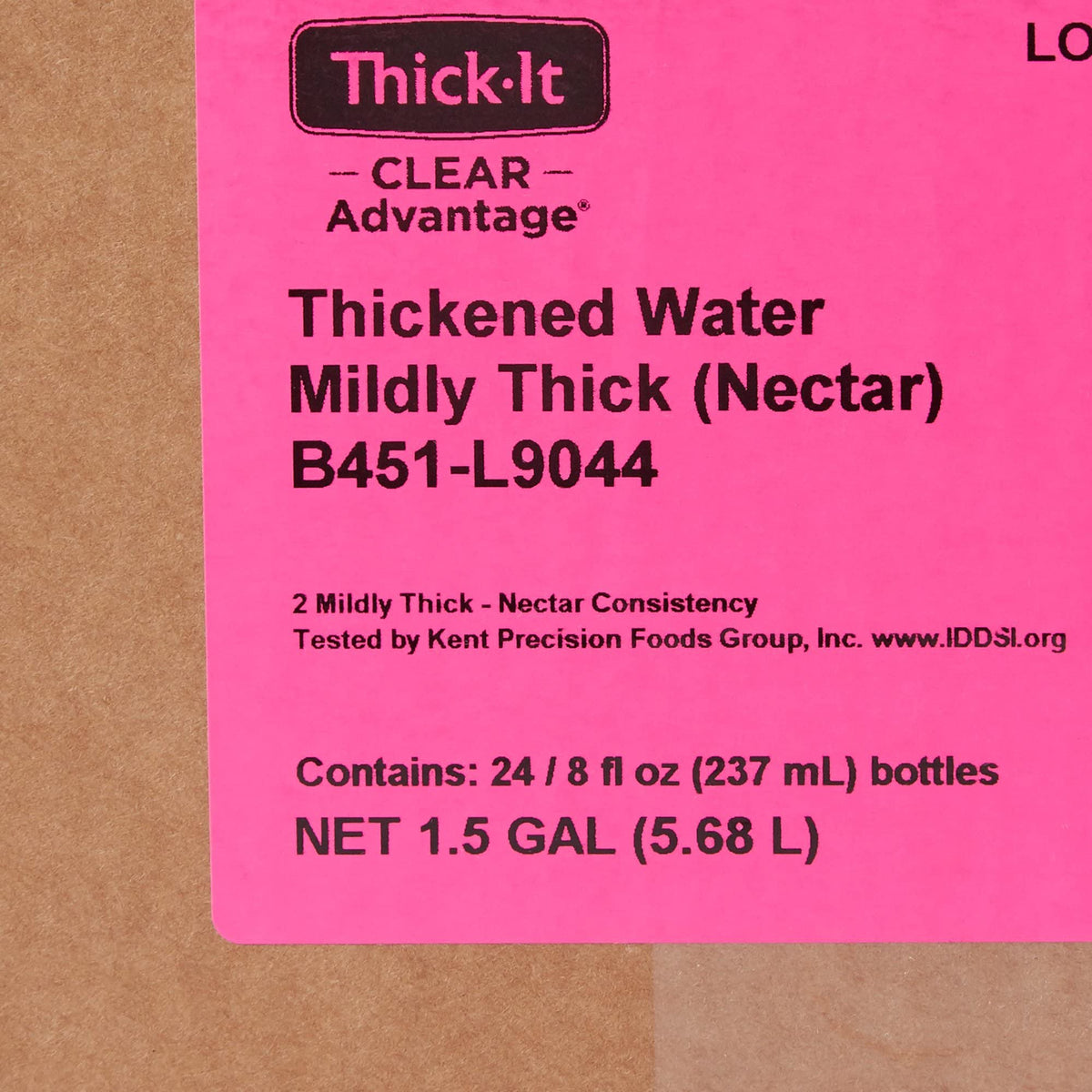 Thick-It Clear Advantage Mildly Thick Water — Nectar Consistency, Ready-to-Drink Hydration (24 x 8 oz)