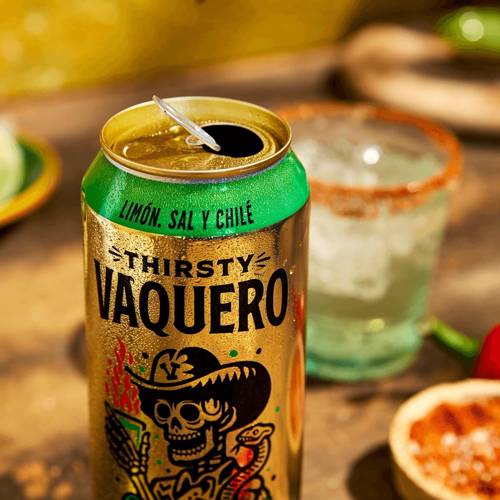 Thirsty Vaquero Agua Salvaje Variety Pack – Lime, Mango & Watermelon Jalapeño Sodas, 16oz Cans (12-Pack)