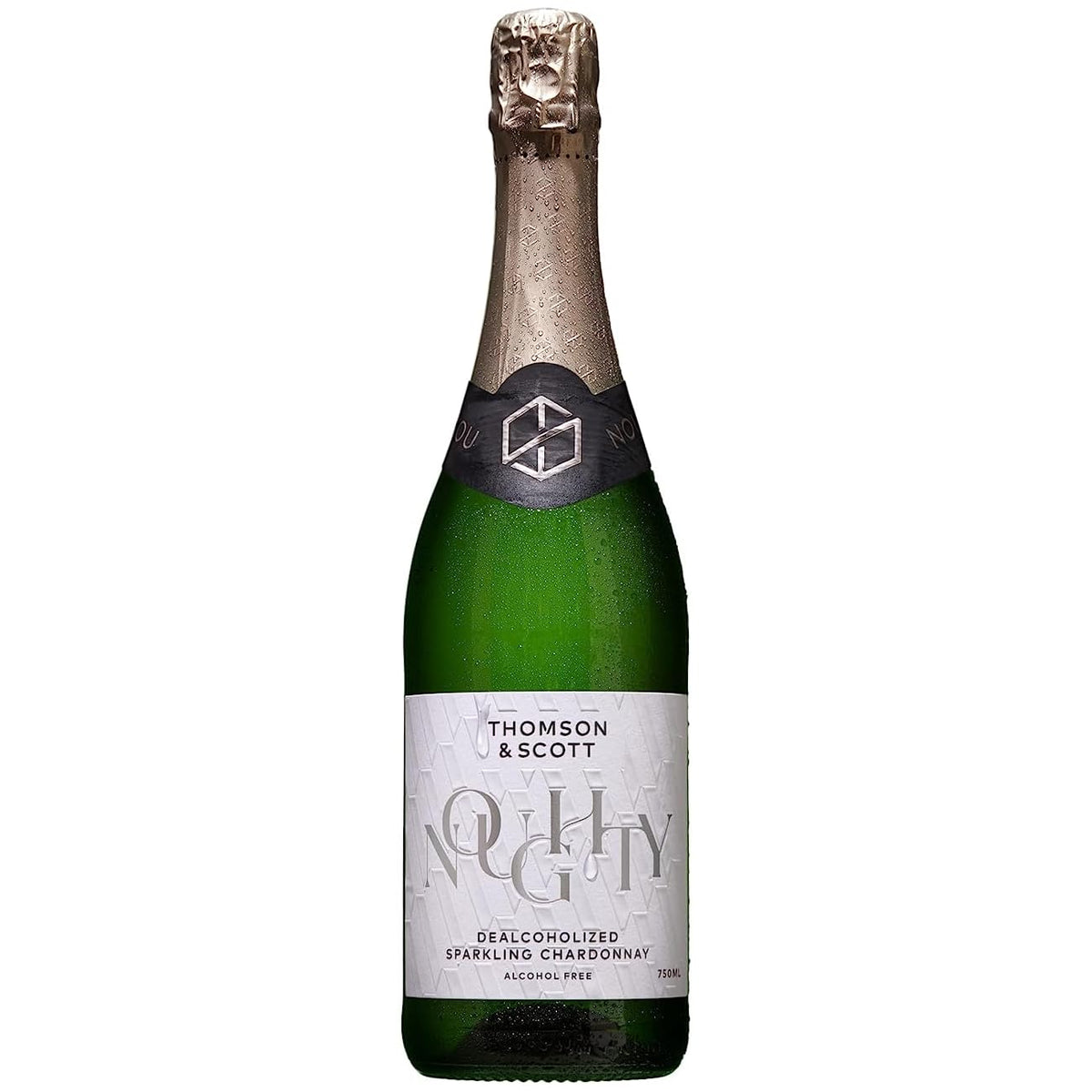 Thomson & Scott Noughty Sparkling Chardonnay – 0% ABV, Organic Non-Alcoholic Sparkling Wine